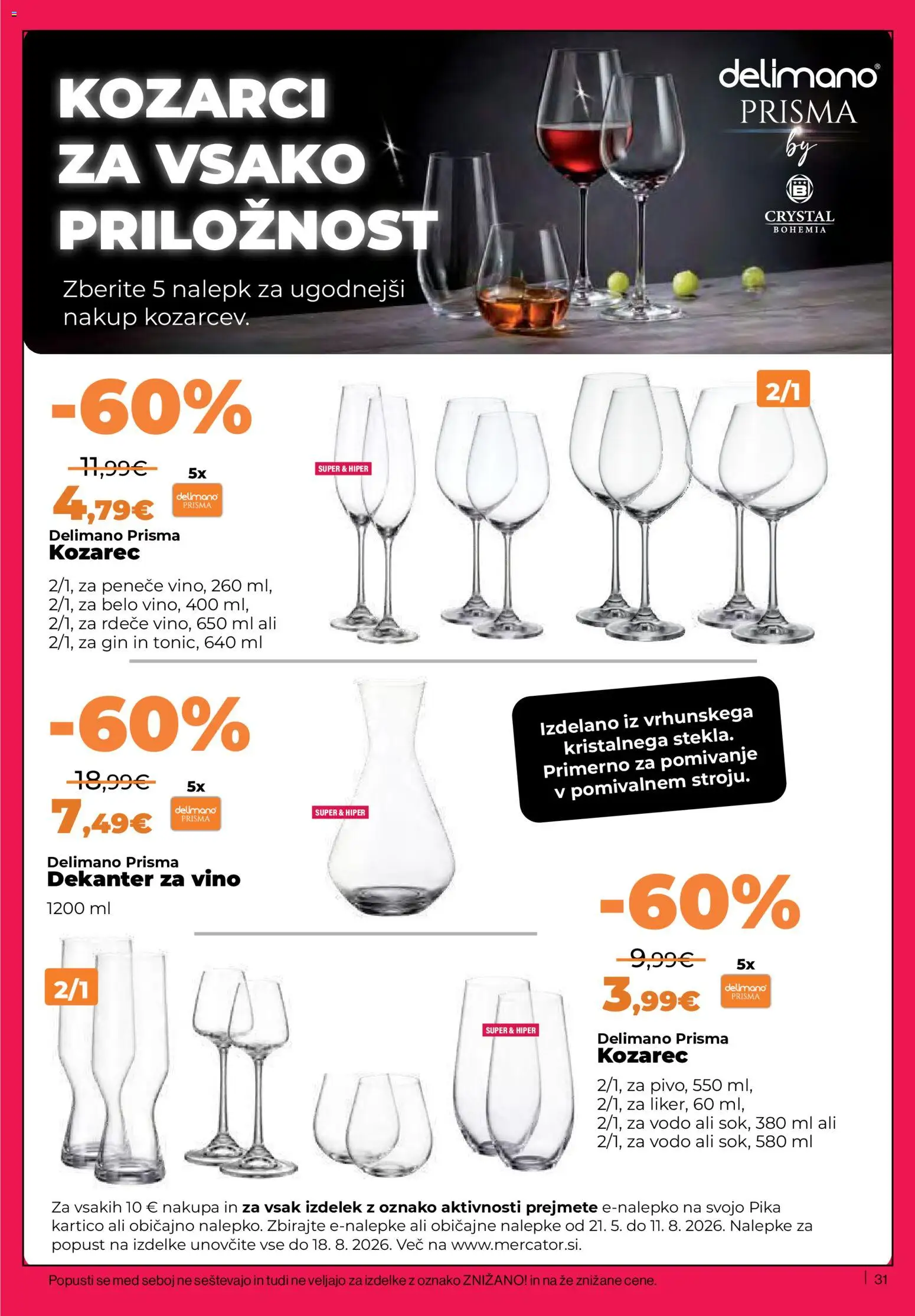 Novi Mercator katalog ponudbe – veljaven od 02.07.2026 | Stran: 31