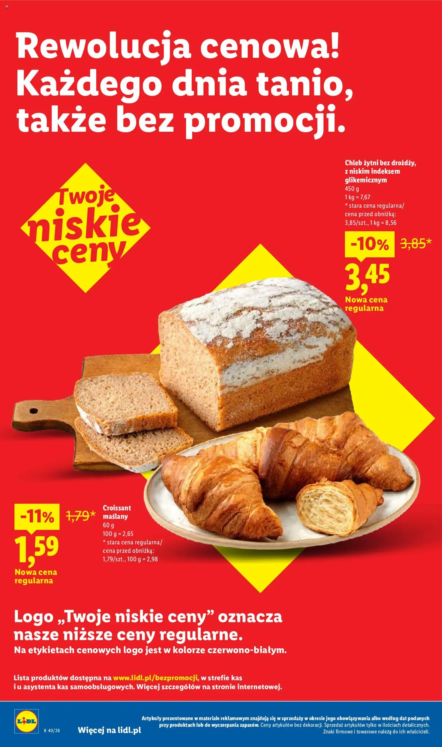 Lidl Polsko leták od 28.09.2026 | Strana: 34 | Produkty: Chléb, Croissant