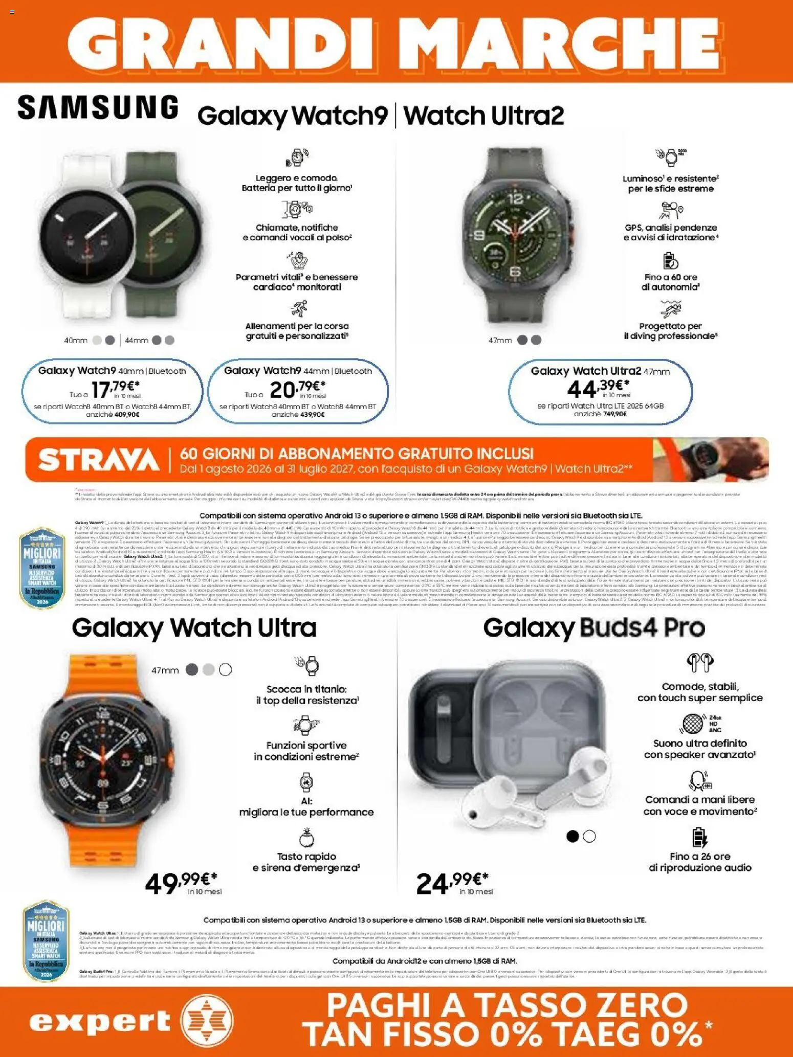 Volantino Iperal del 24/09/2026 | Pagina: 23 | Prodotti: Samsung Galaxy, Smart watch, Top, Samsung
