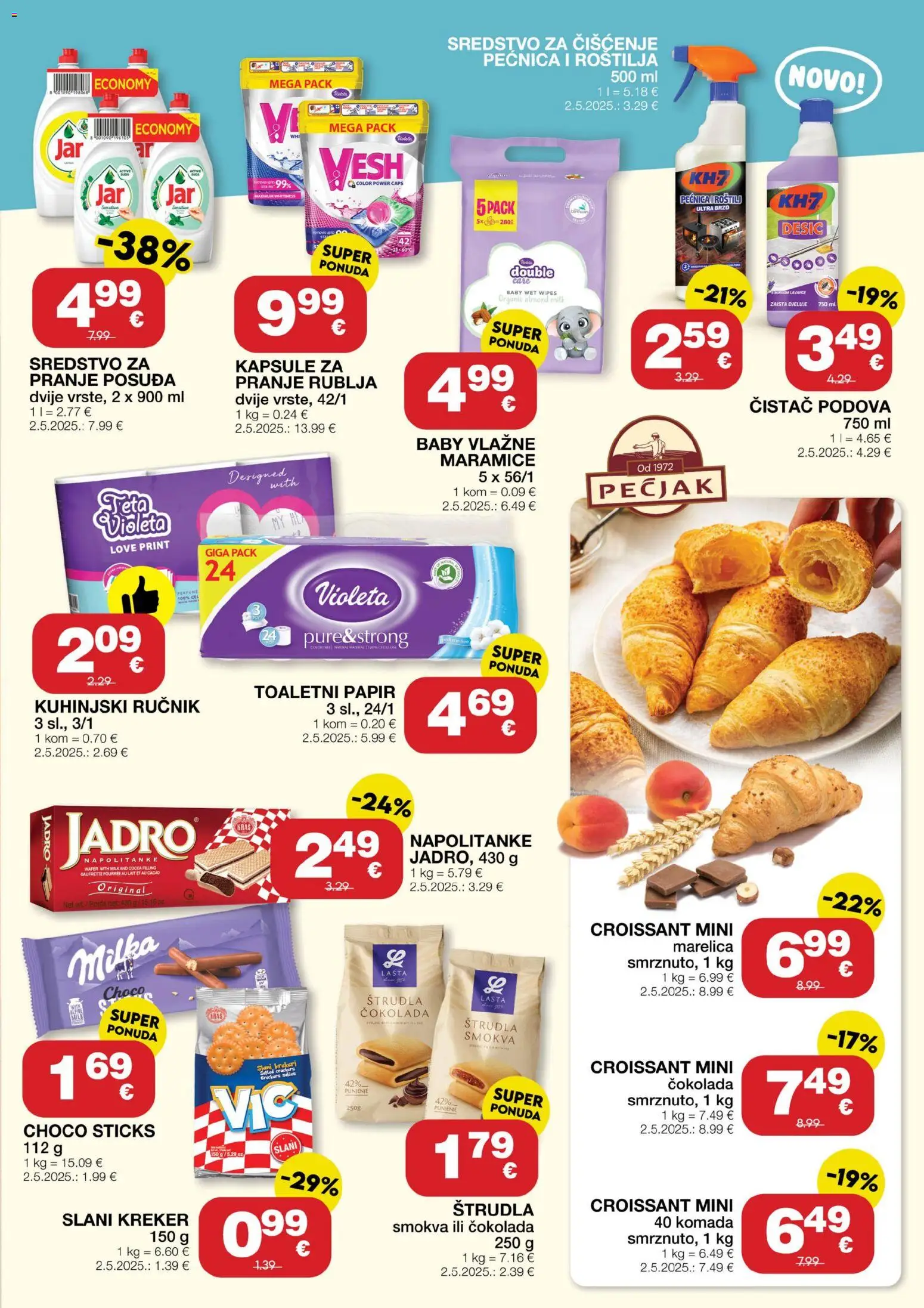 Stanić Diskont katalog | vrijedi od 28.05.2026 | Stranica: 11 | Proizvodi: Napolitanke, Violeta, Kapsule za pranje rublja, Pećnica