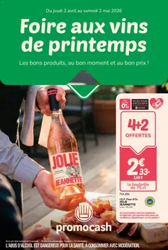 Promocash - Prévisualisation de Promocash Foire aux vins de printemps valide à partir de 02.04.2026