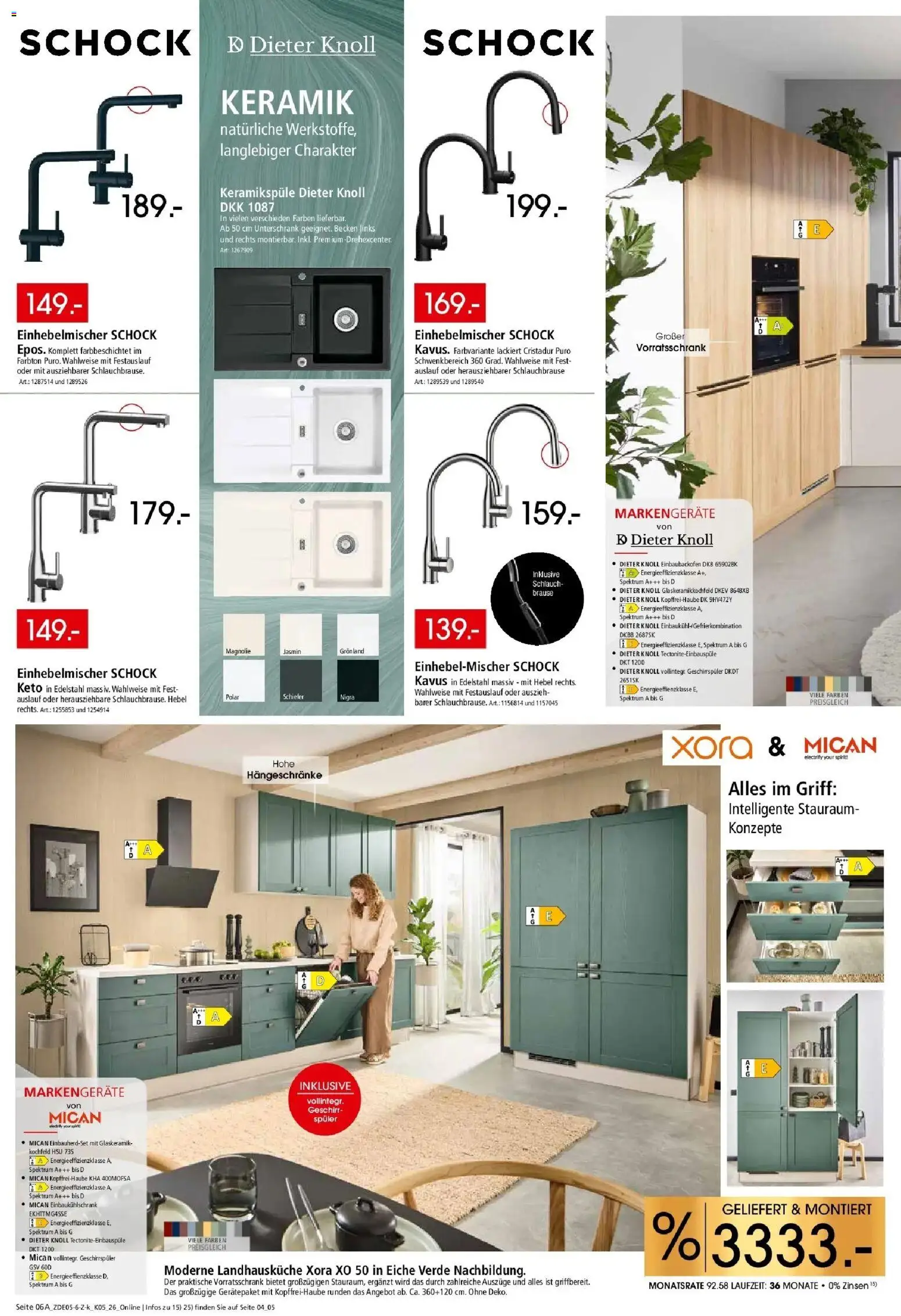 Zurbrüggen Küchen für ihr Zuhause – gültig ab 23.05.2026 | Seite: 8 | Produkte: Geschirrspüler, Kochfeld, Unterschrank