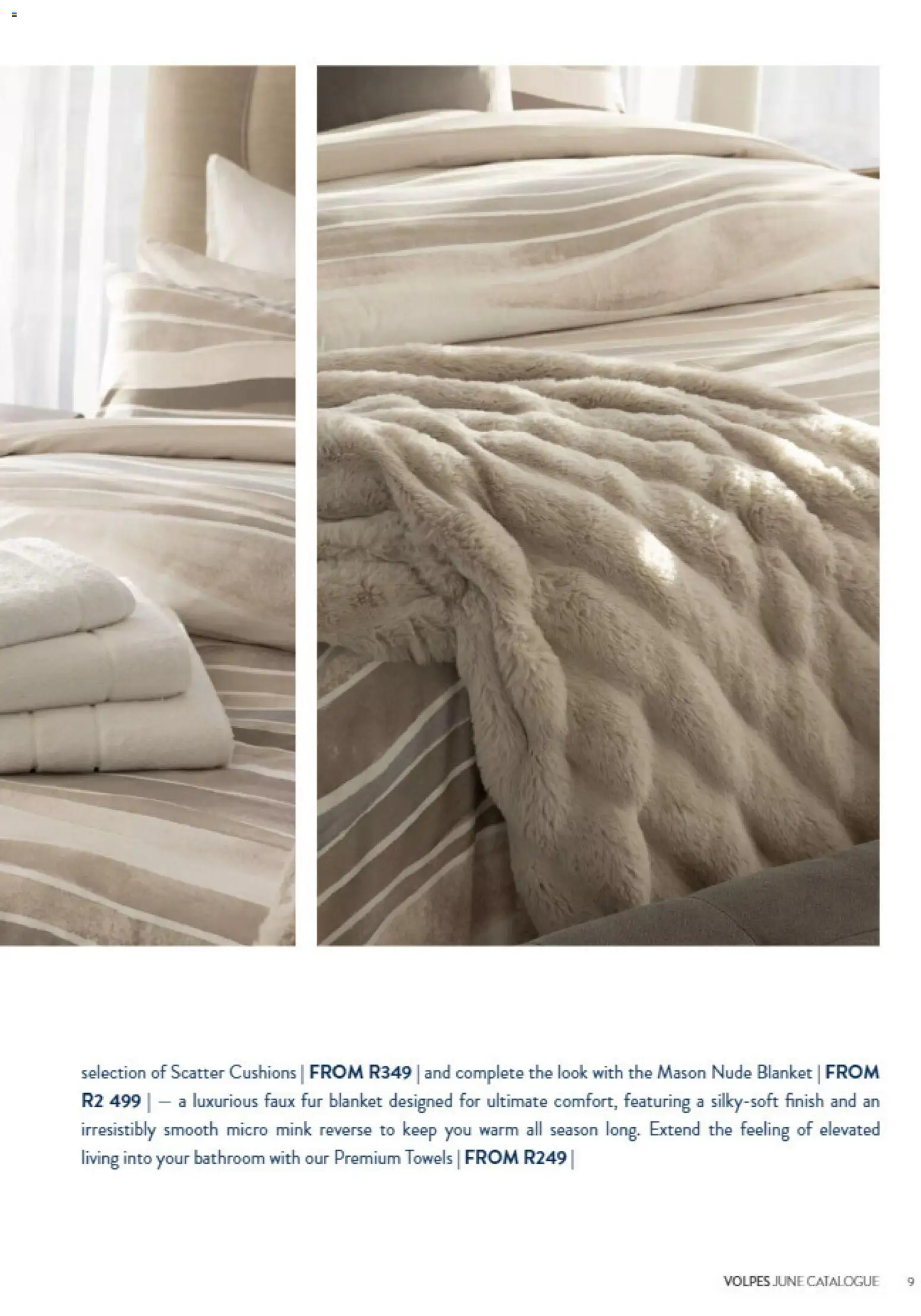 New Volpes catalogue – valid from 01/07/2026 | Page: 9 | Products: Blanket
