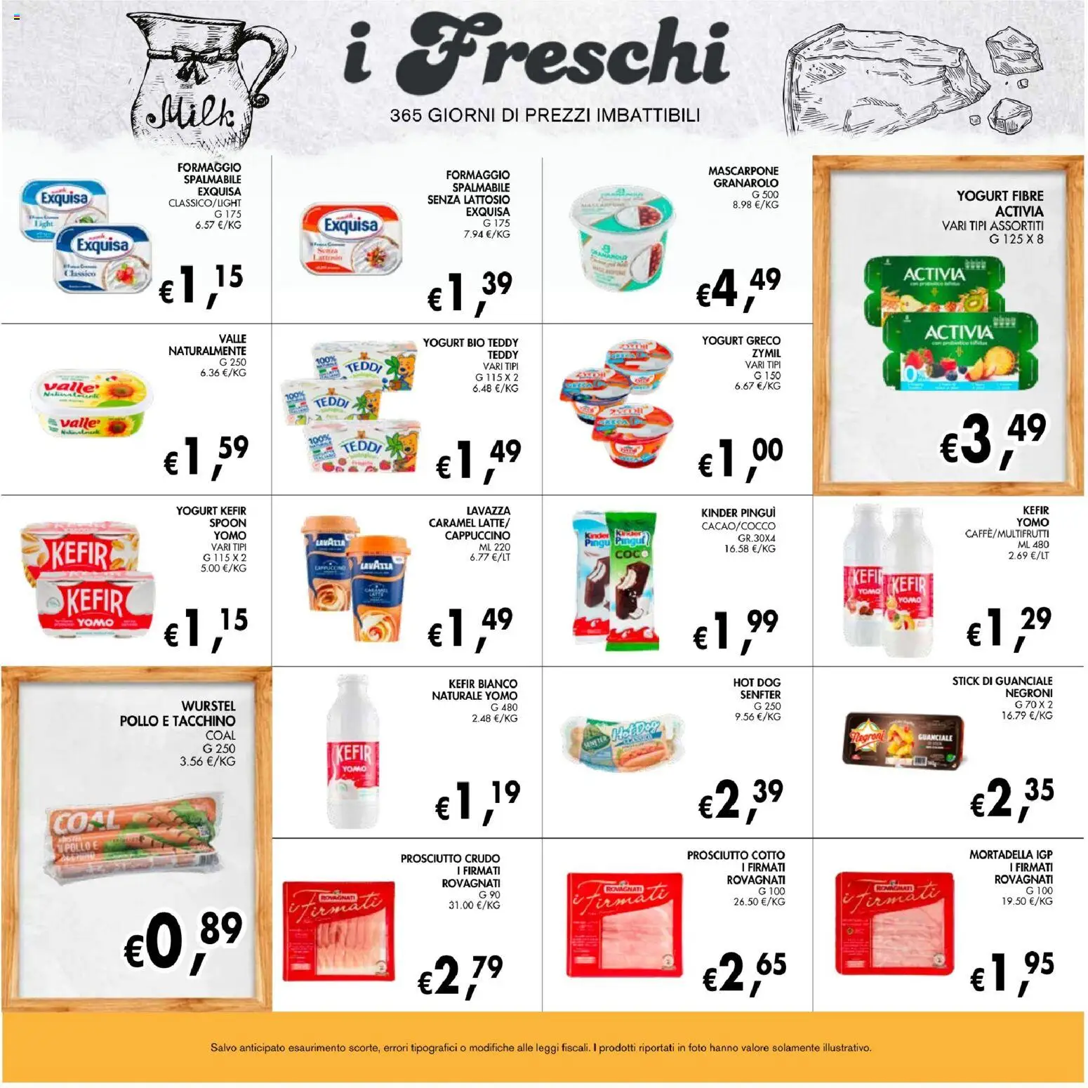 Volantino Coal del 13/08/2026 | Pagina: 11 | Prodotti: Prosciutto Crudo, Kefir, Lavazza, Guanciale
