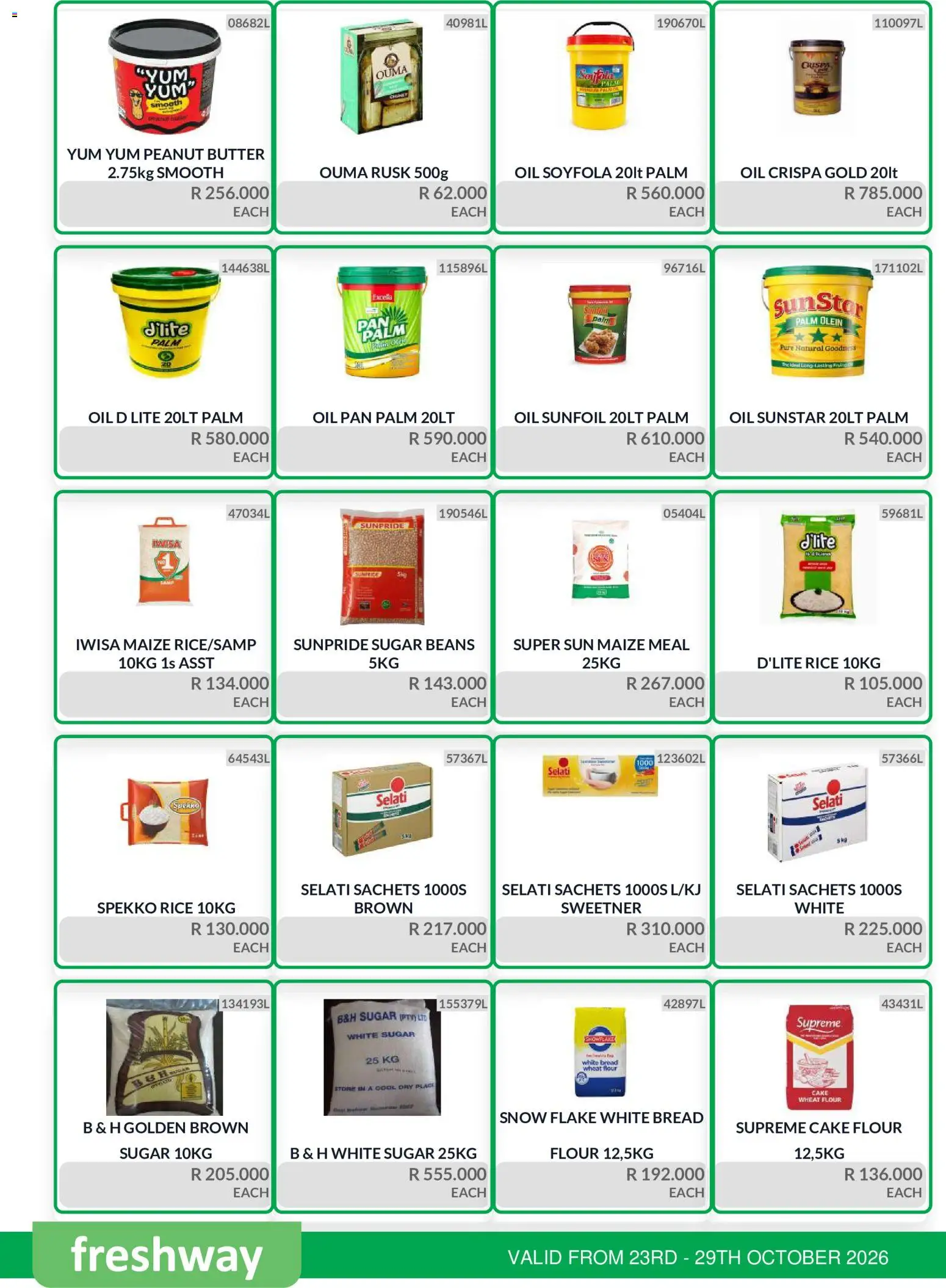 New KIT KAT Cash & Carry catalogue – valid from 23/10/2026 | Page: 8 | Products: Cake, Flour, Maize meal, Bread