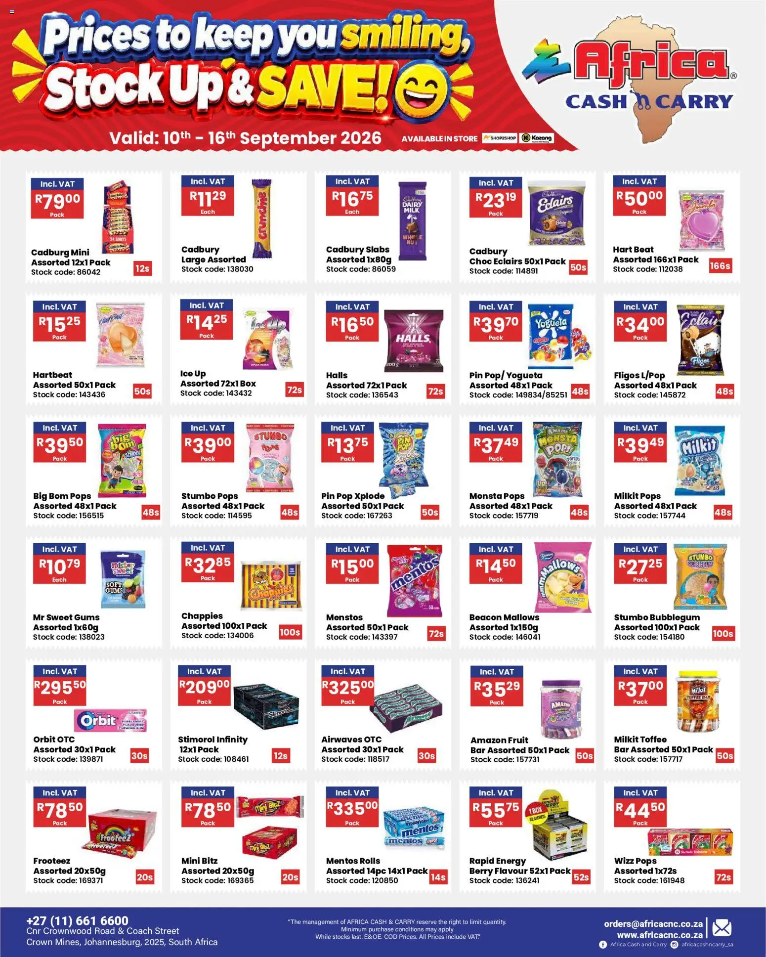 New Africa Cash & Carry catalogue – valid from 10/09/2026 | Page: 24 | Products: Box, Stock, Fruit