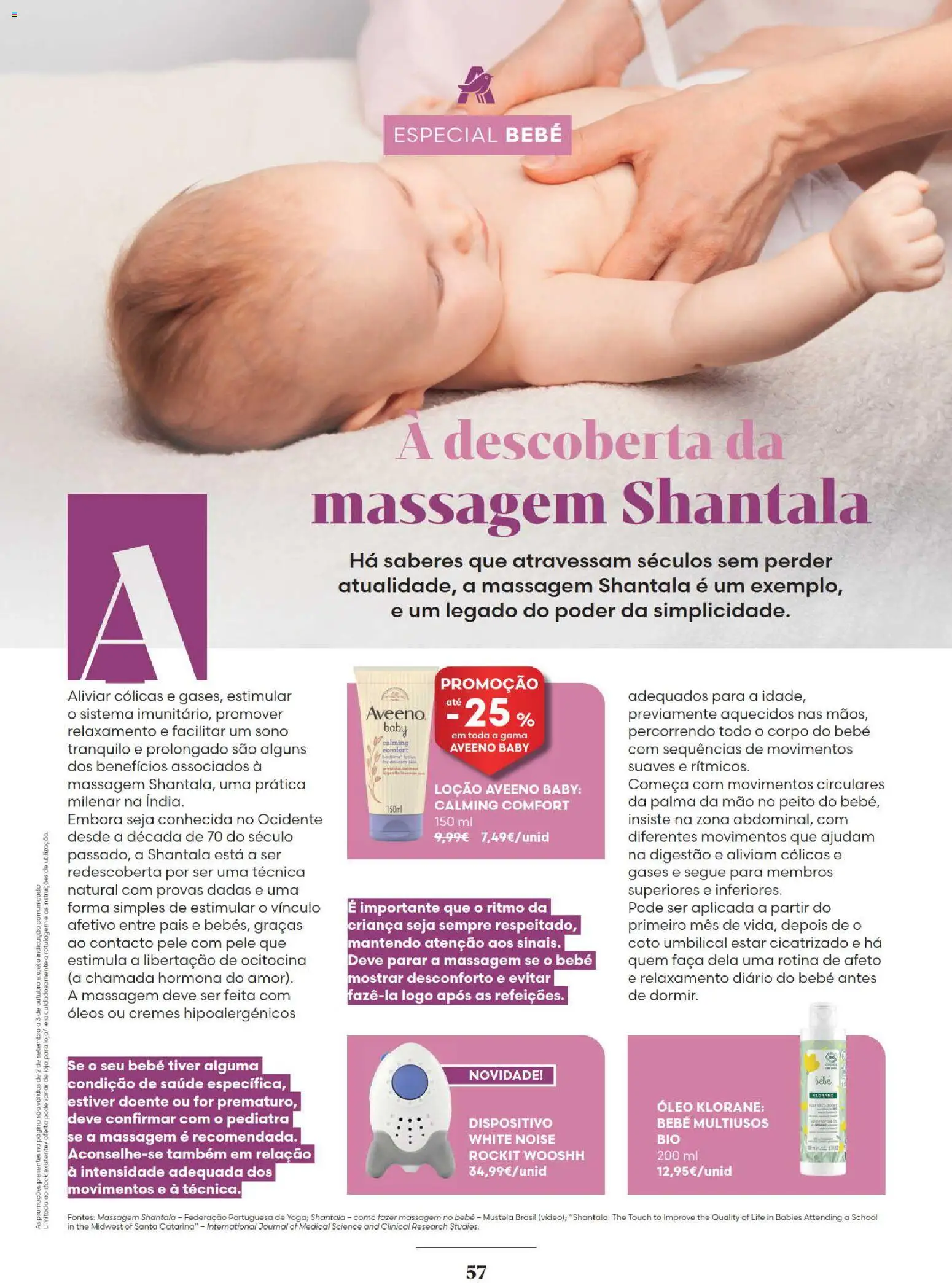 Auchan Revista Longevidade e Especial Bebe │ válido de 02/09/2026 | Página: 57 | Produtos: Faca, Óleo