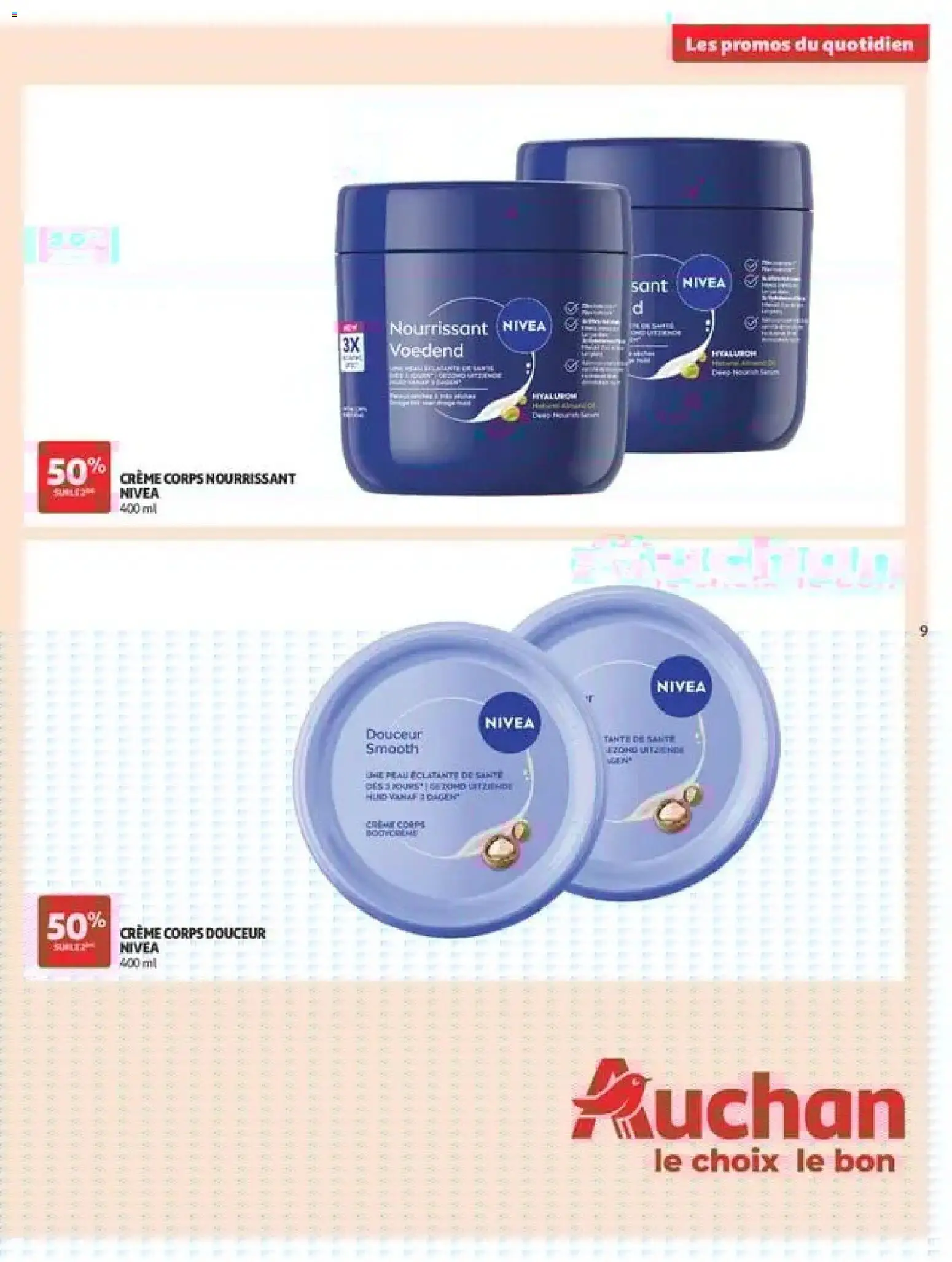 {H1} | Page: 9 | Produits: Body, Crème