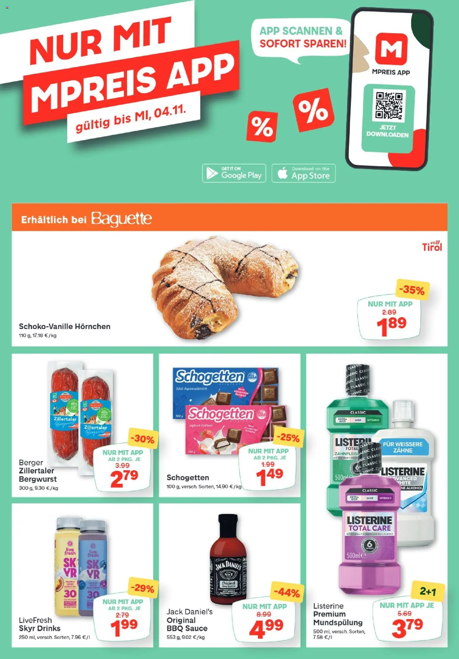 MPREIS Hohenems gültig ab 29.10.2026 | Seite: 17 | Produkte: Baguette, Joghurt
