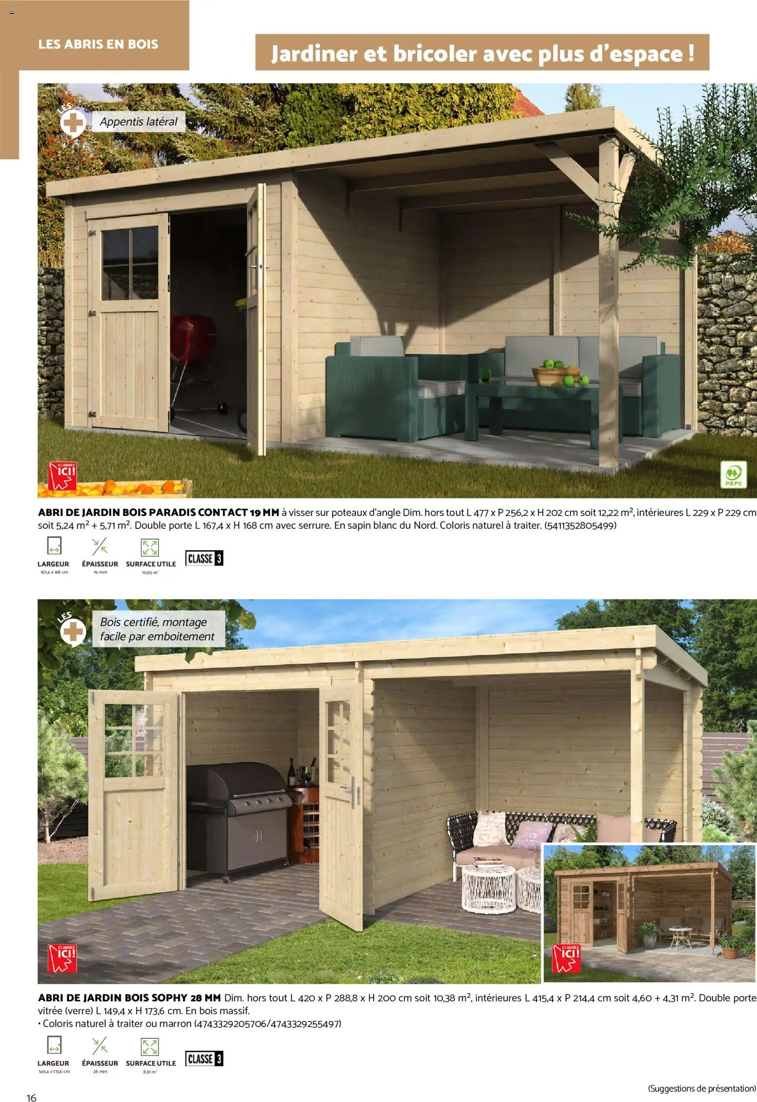 {H1} | Page: 16 | Produits: Porte, Abri de jardin bois, Abri de jardin