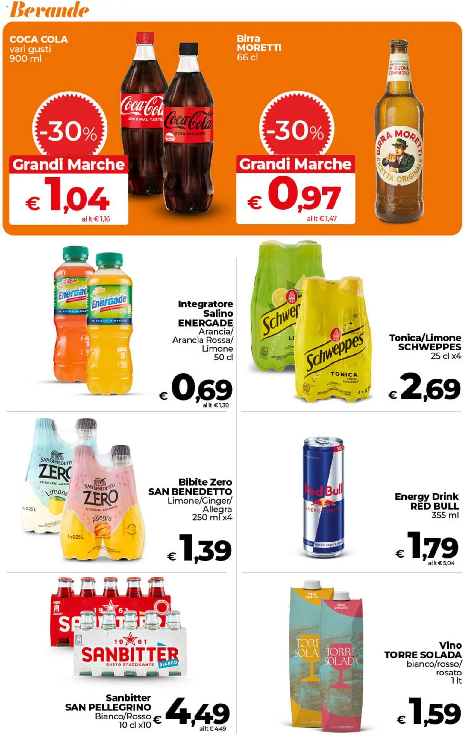 Volantino Ipercoop del 18.06.2026 | Pagina: 41 | Prodotti: Arancia, Red Bull, Acqua minerale, Coca Cola
