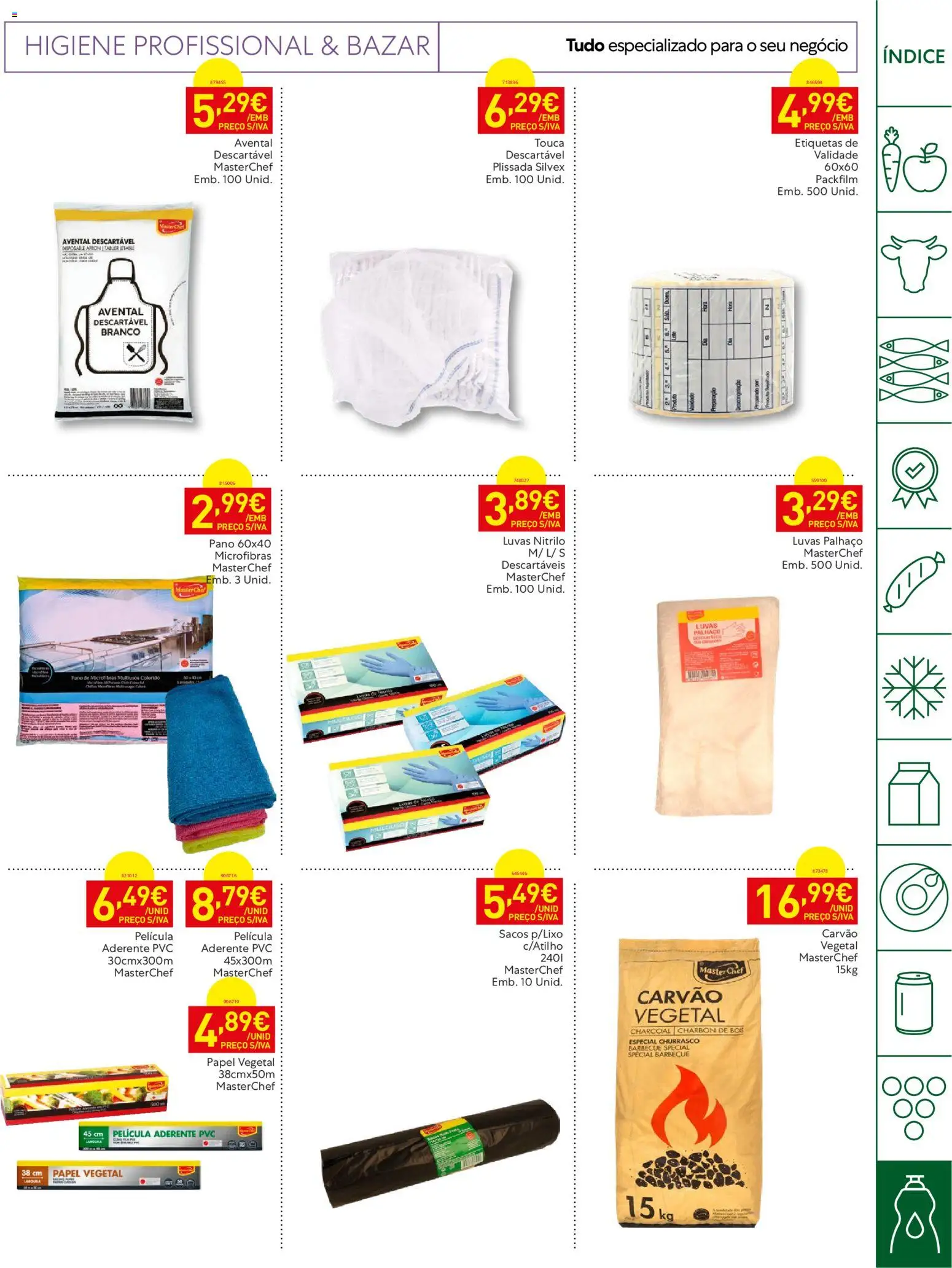 Recheio Horeca │ válido de 09.06.2026 | Página: 29 | Produtos: Luvas, Touca
