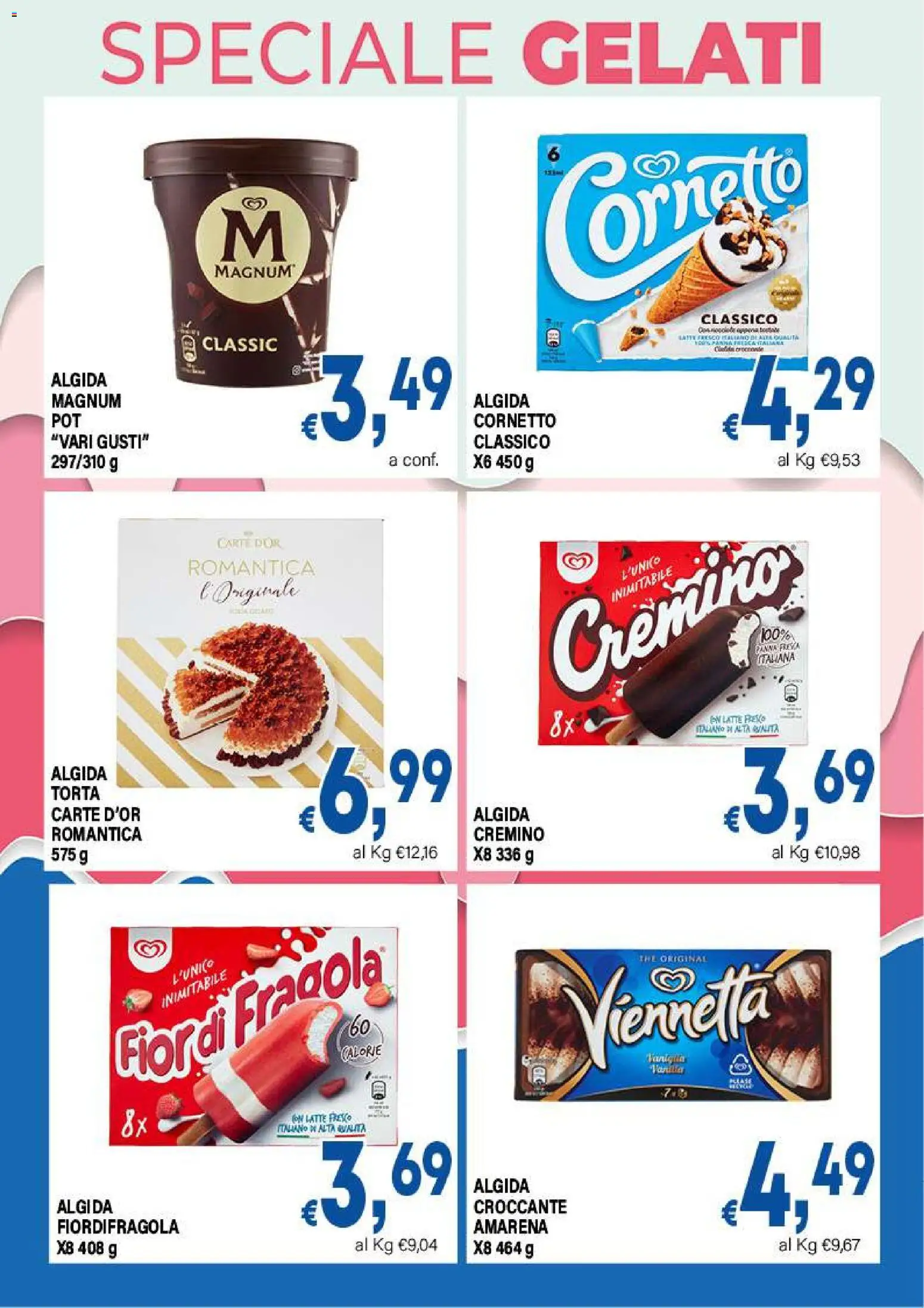 Volantino DEM del 01/08/2026 | Pagina: 3 | Prodotti: Panna, Latte, Torta, Amarena