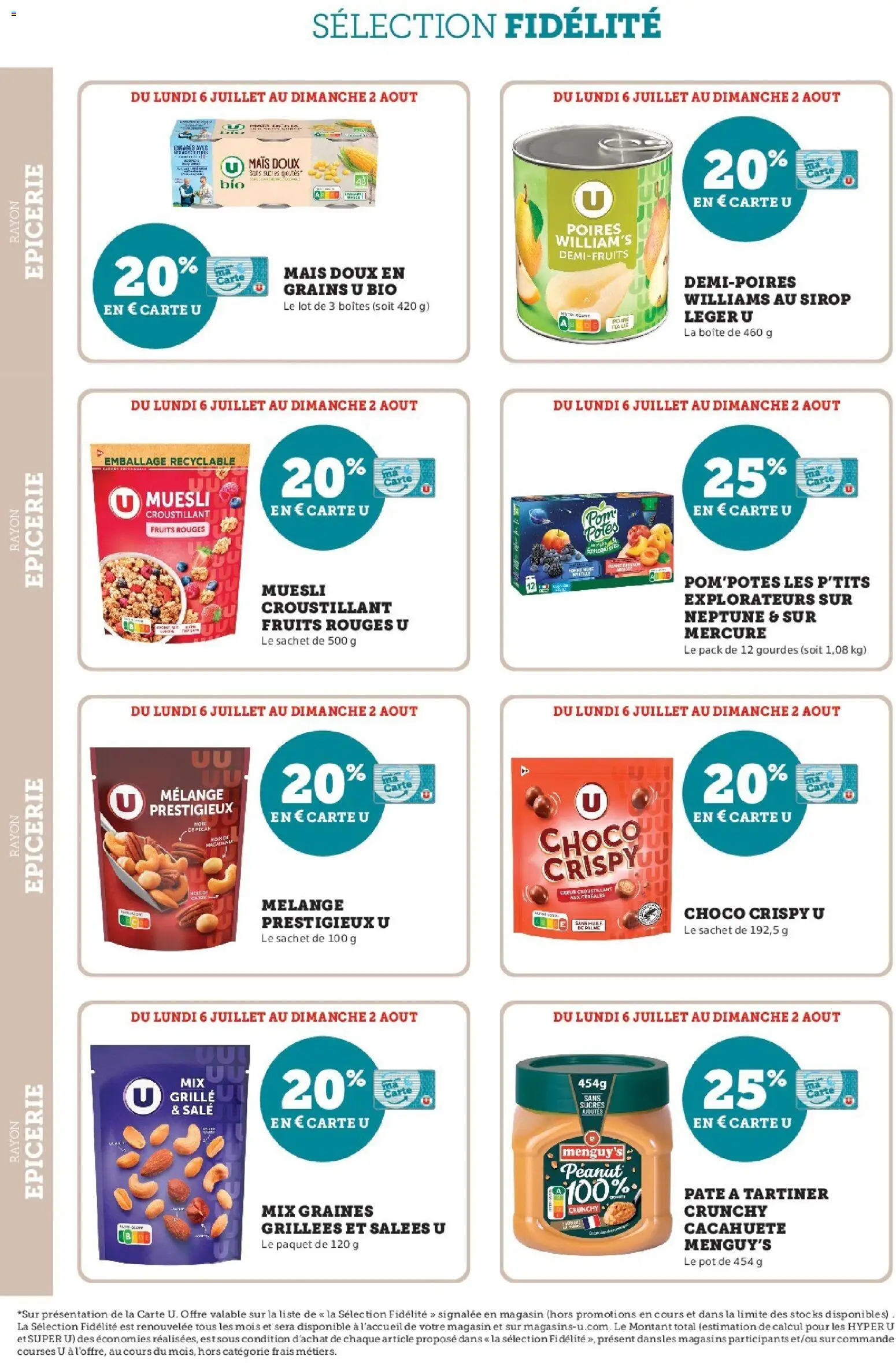 {H1} | Page: 14 | Produits: Cacahuète, Pom'potes, Mais, Pâte à tartiner