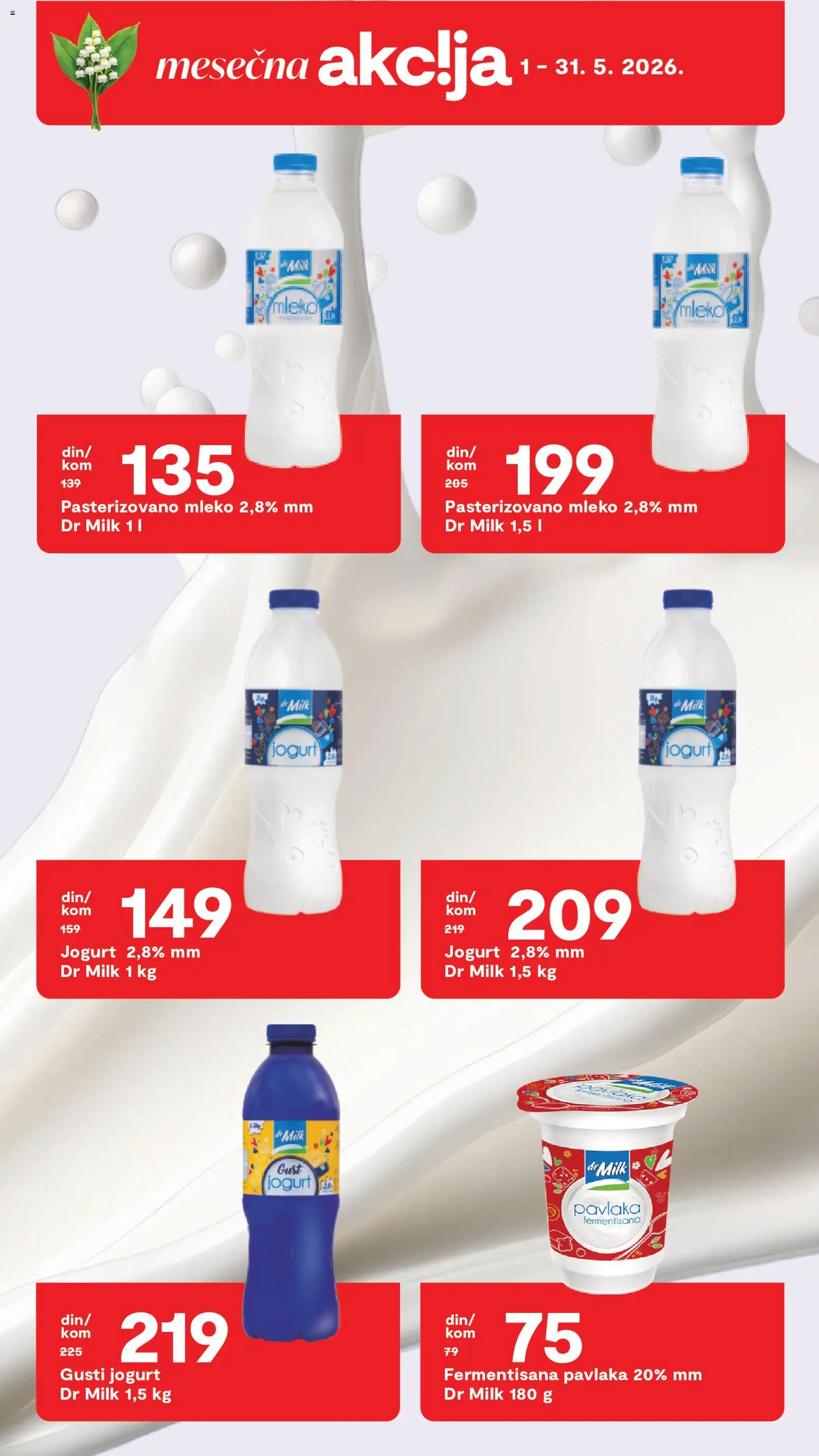 Matijevic katalog - važi od 08.05.2026 | Strana: 16 | Proizvode: Mleko, Jogurt, Pavlaka