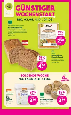 Denns BioMarkt Angebote ab 29.07.2026 gültig | Seite: 5 | Produkte: Flocken, Salz, Zucker, Joghurt