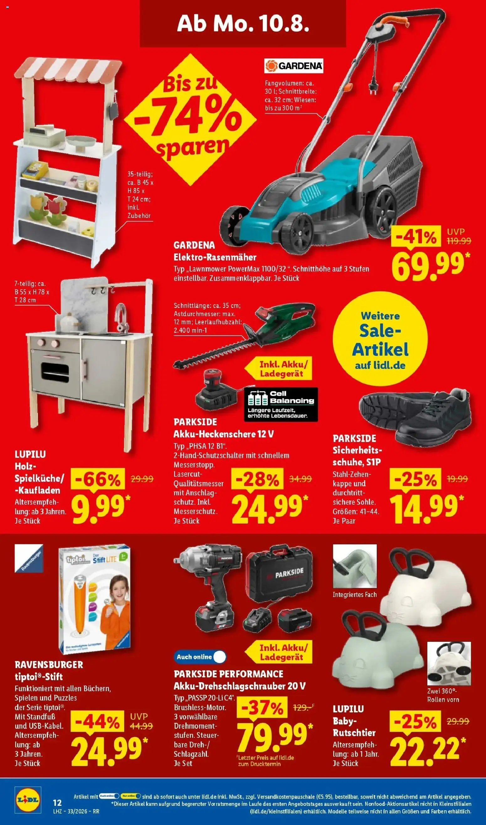 Lidl Prospekt Zülpich – gültig ab 10.08.2026 | Seite: 28 | Produkte: Kappe, Ladegerät