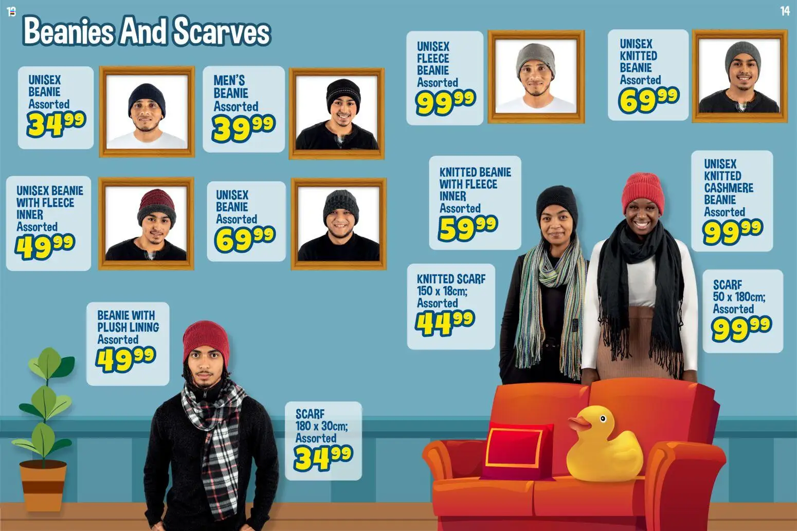 New Crazy Store catalogue – valid from 23.04.2026 | Page: 8 | Products: Scarf, Beanie
