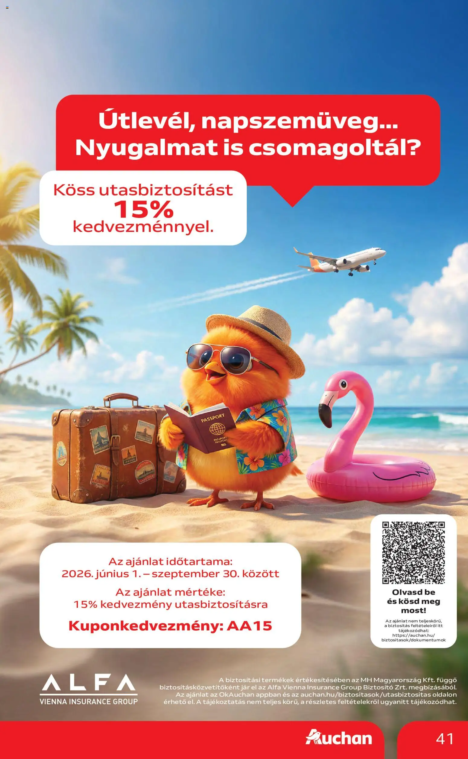 Auchan akciós ujság - amely érvényes a következő dátumtól: 2026.07.30. | Oldal: 41