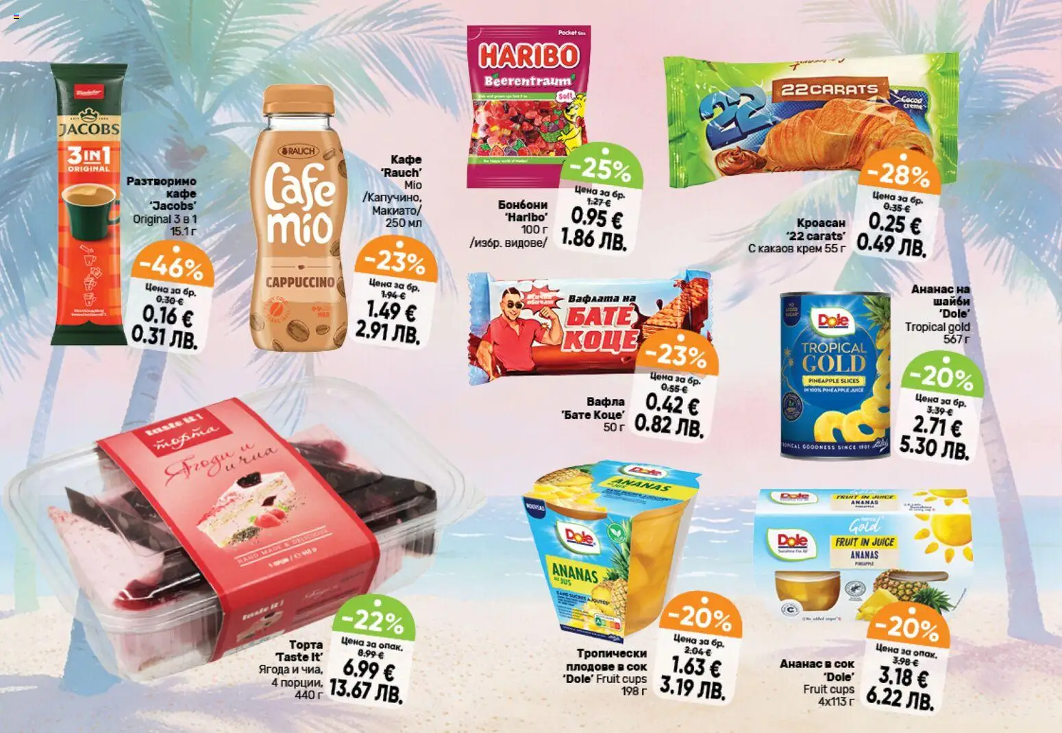{H1} | Страница: 8 | Продукти: Крем, Плодове, Торта, Какаов крем