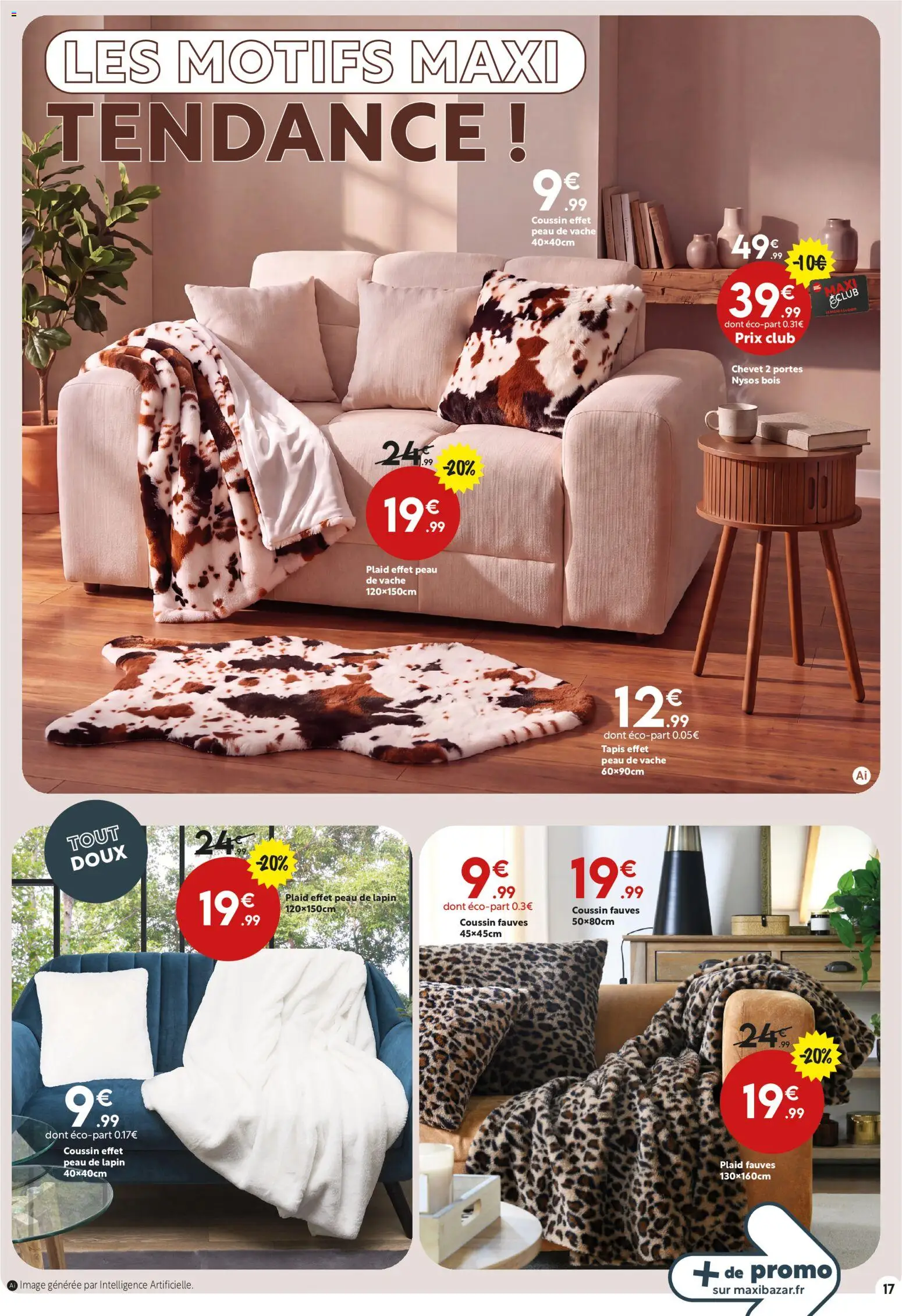 {H1} | Page: 17 | Produits: Lapin, Plaid, Portes, Tapis