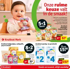 Kruidvat knijpzakjes, maïspuffs, pap en snacks, Kruidvat knijpzakjes, maïspuffs, pap en snacks - Voorbeeld van een folder van Kruidvat, geldig van 28.04.2026 | Pagina: 58