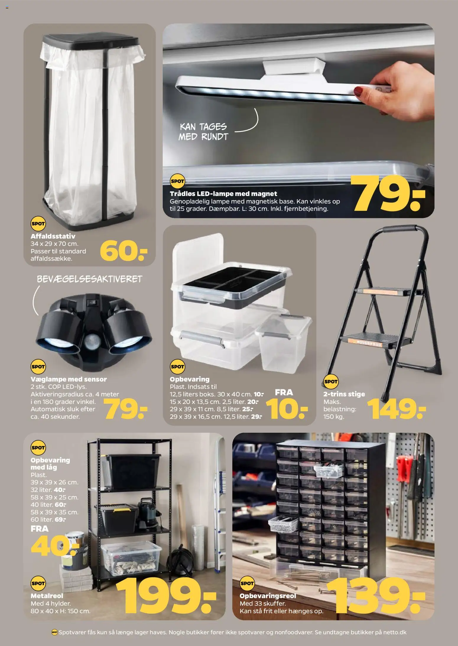 Netto tilbudsavis – gyldig fra 23.05.2026 | Side: 24 | Produkter: Lampe, Magnet