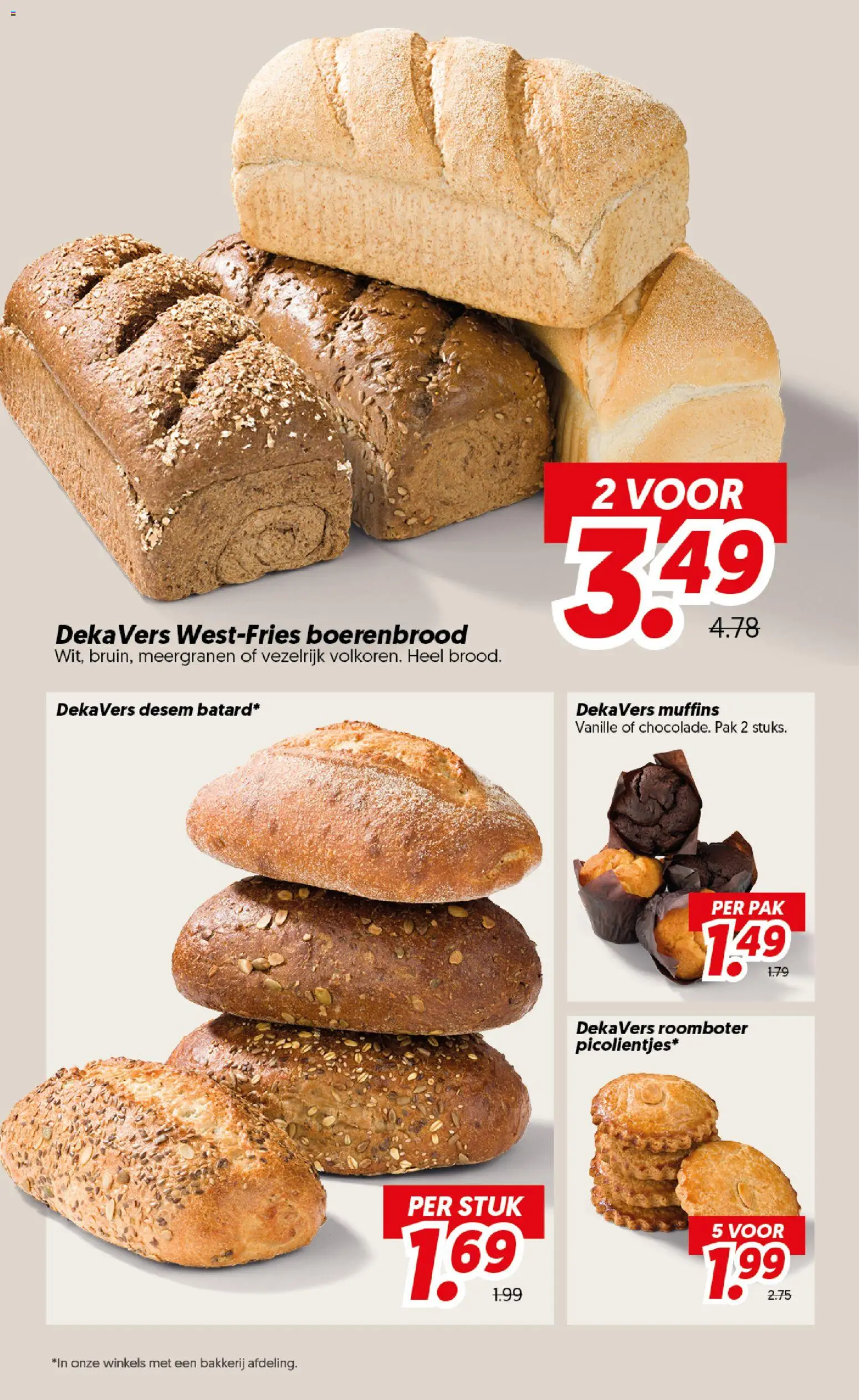 {H1} | Pagina: 8 | Producten: Muffins, Roomboter, Pavilon, Bakkerij