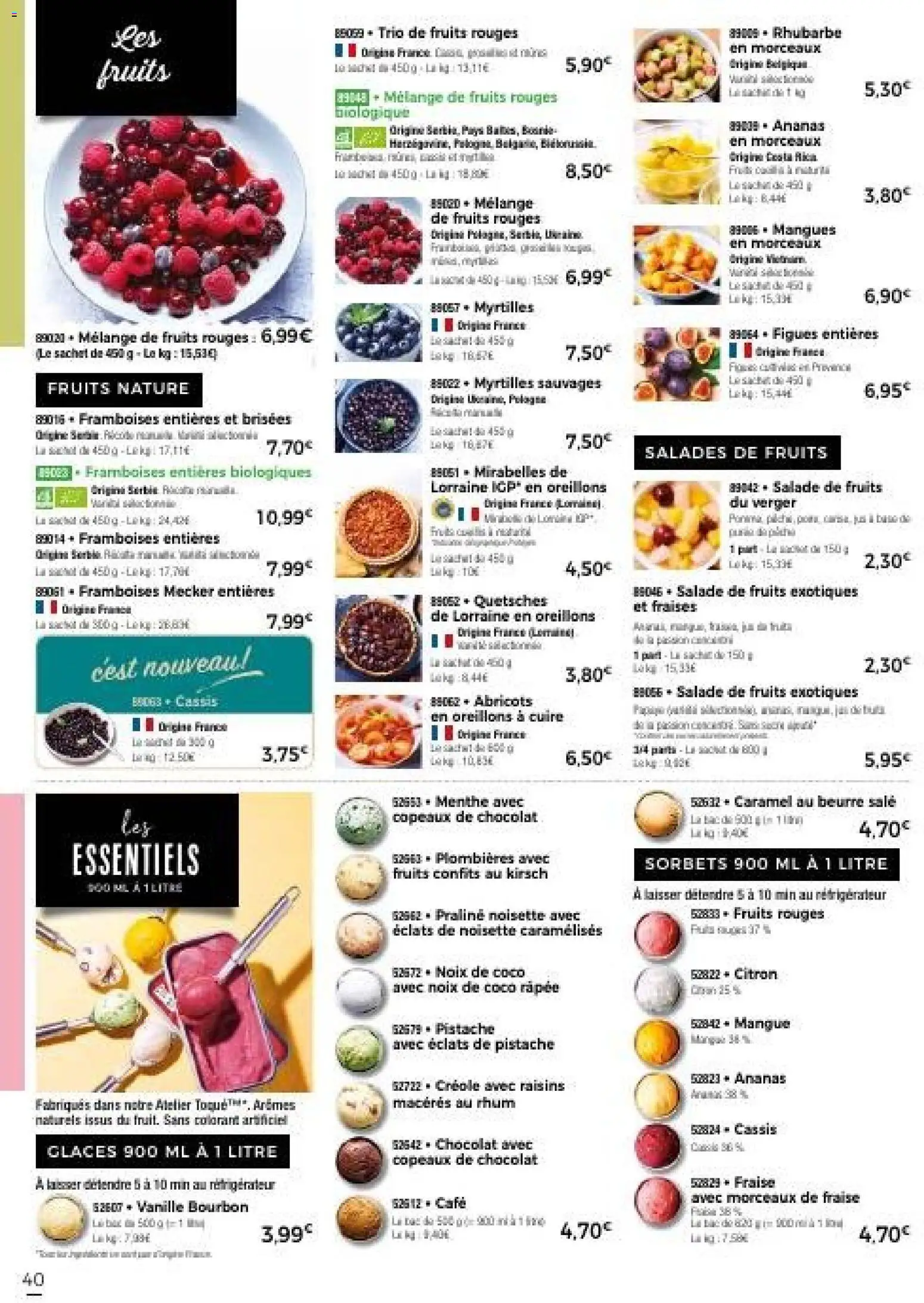 {H1} | Page: 46 | Produits: Noix de coco, Chocolat, Bourbon, Noix