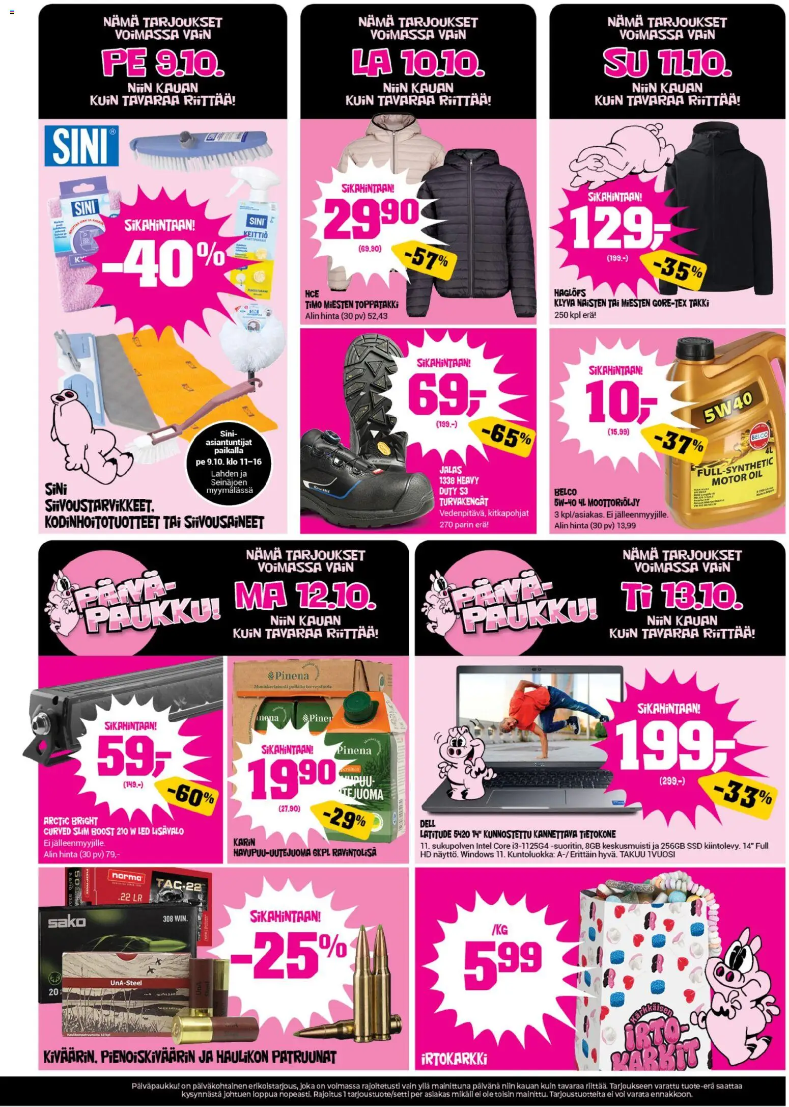 Kärkkäinen tarjoukset – voimassa 30/09/2026 alkaen | Sivu: 15 | Tuotteet: Takki, Voi, Tietokone, Toppatakki