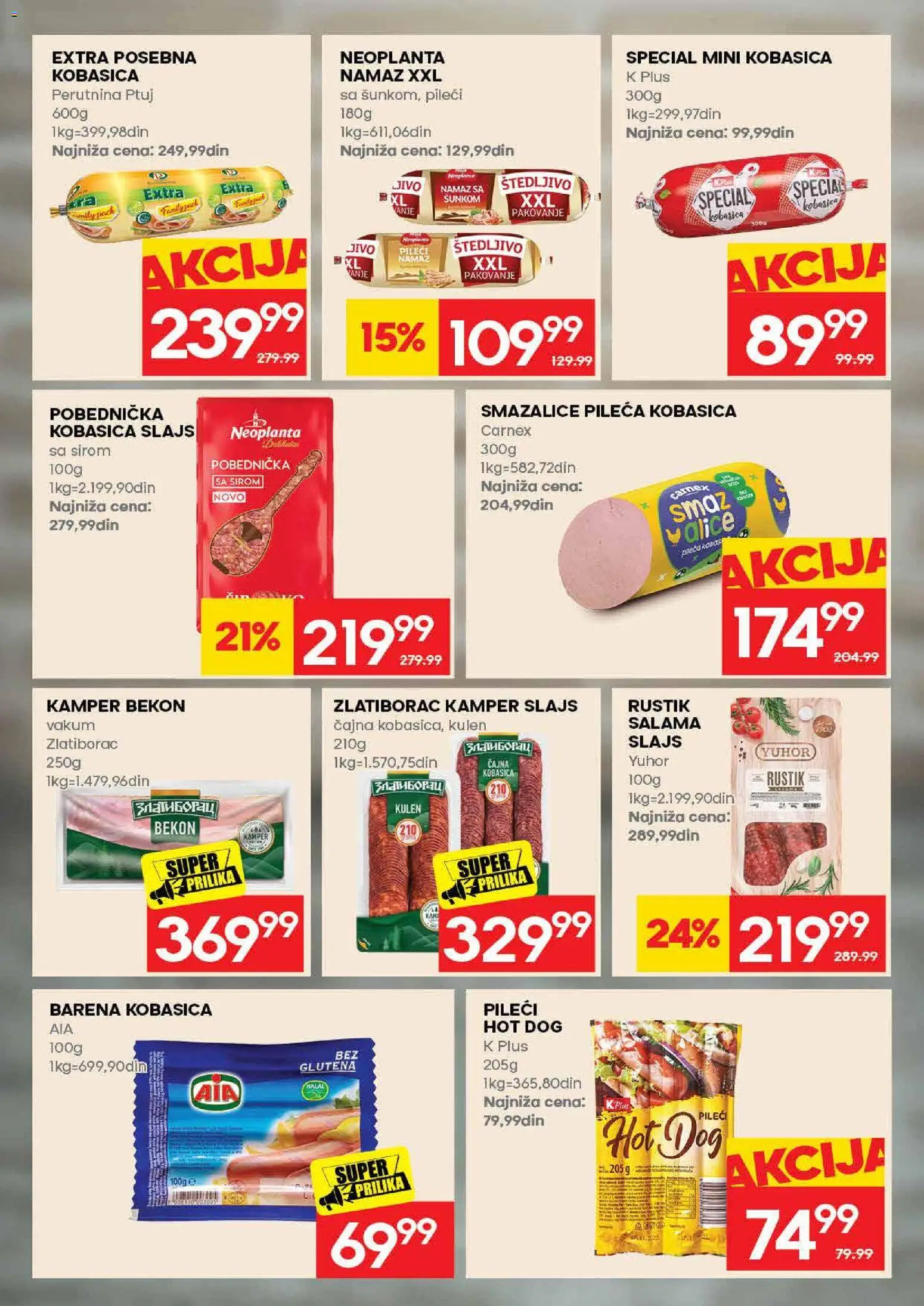 Roda katalog - važi od 11.06.2026 | Strana: 8 | Proizvode: Kulen, Pakovanje, Salama, Kobasica