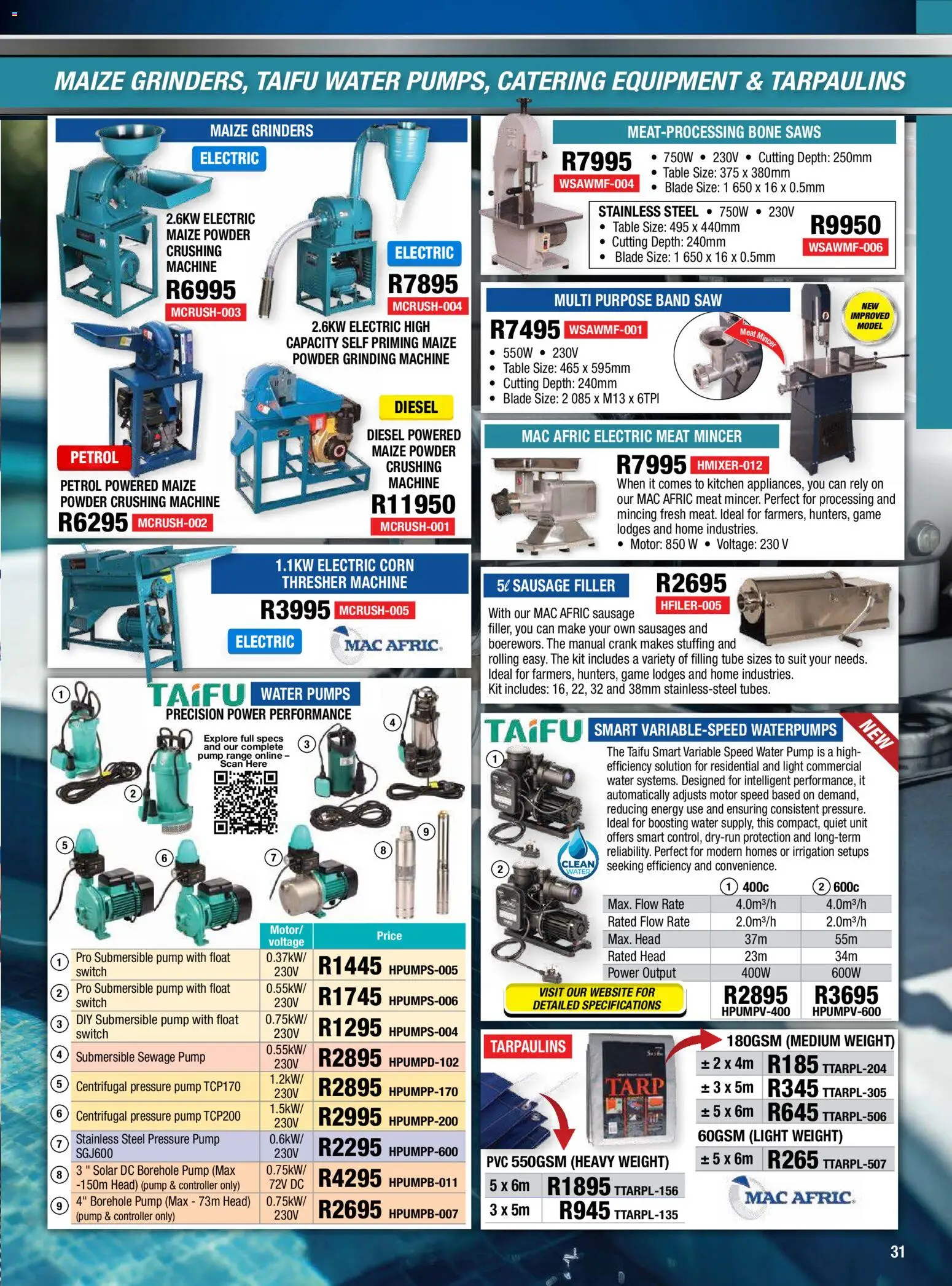 New Adendorff catalogue – valid from 01/07/2026 | Page: 33 | Products: Pumps, Table, Switch, Sausage
