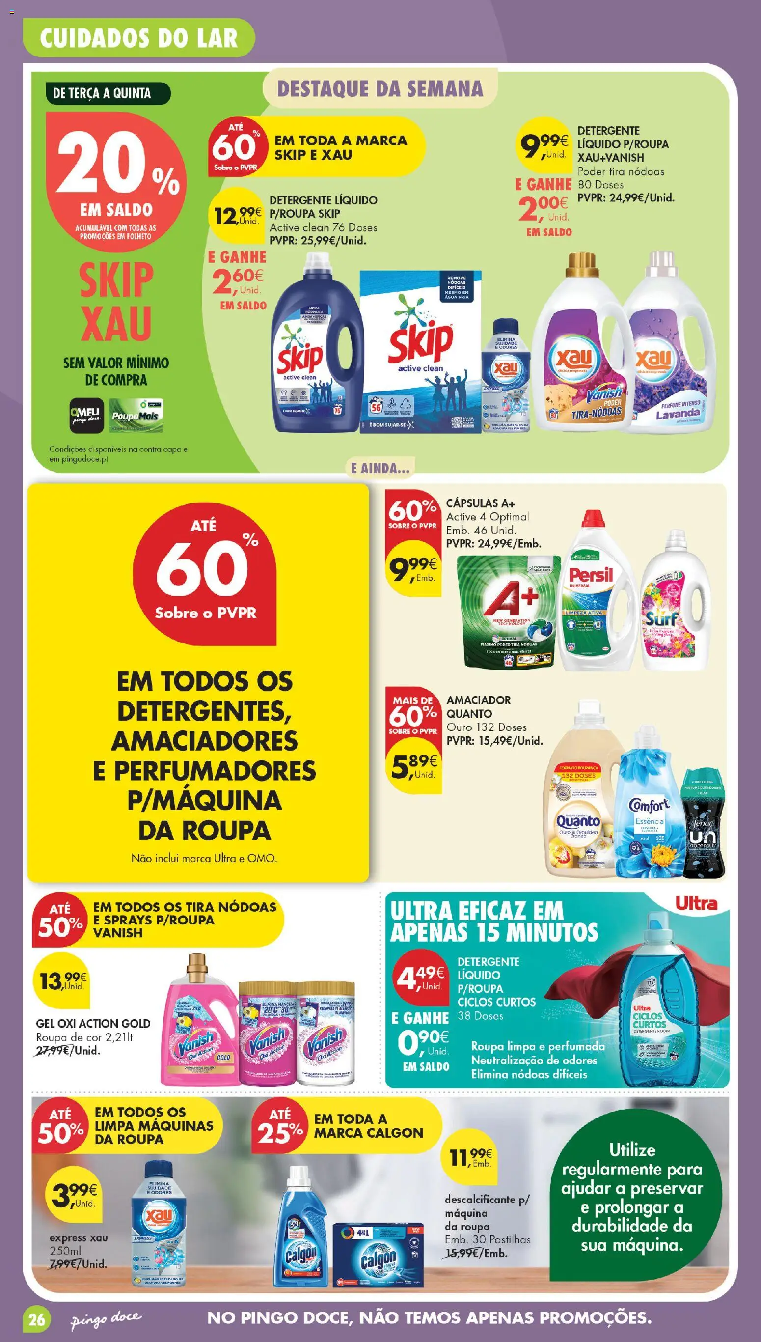 Pingo Doce Poupe Esta Semana Madeira │ válido de 29/09/2026 | Página: 26 | Produtos: Perfume, Detergente, Cápsulas, Persil