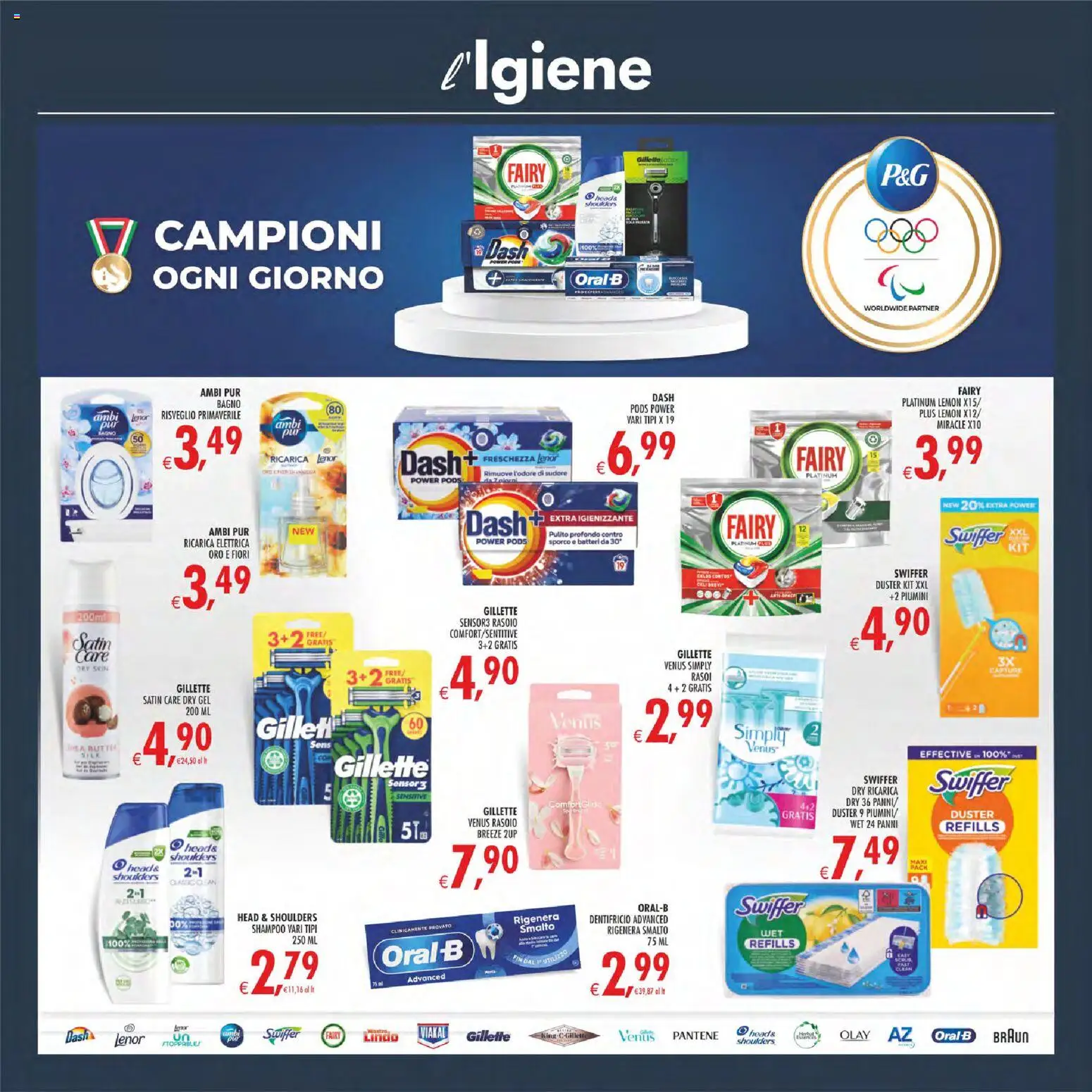 Volantino Decò del 29.05.2026 | Pagina: 39 | Prodotti: Shampoo, Rasoio, Dentifricio, Bagno