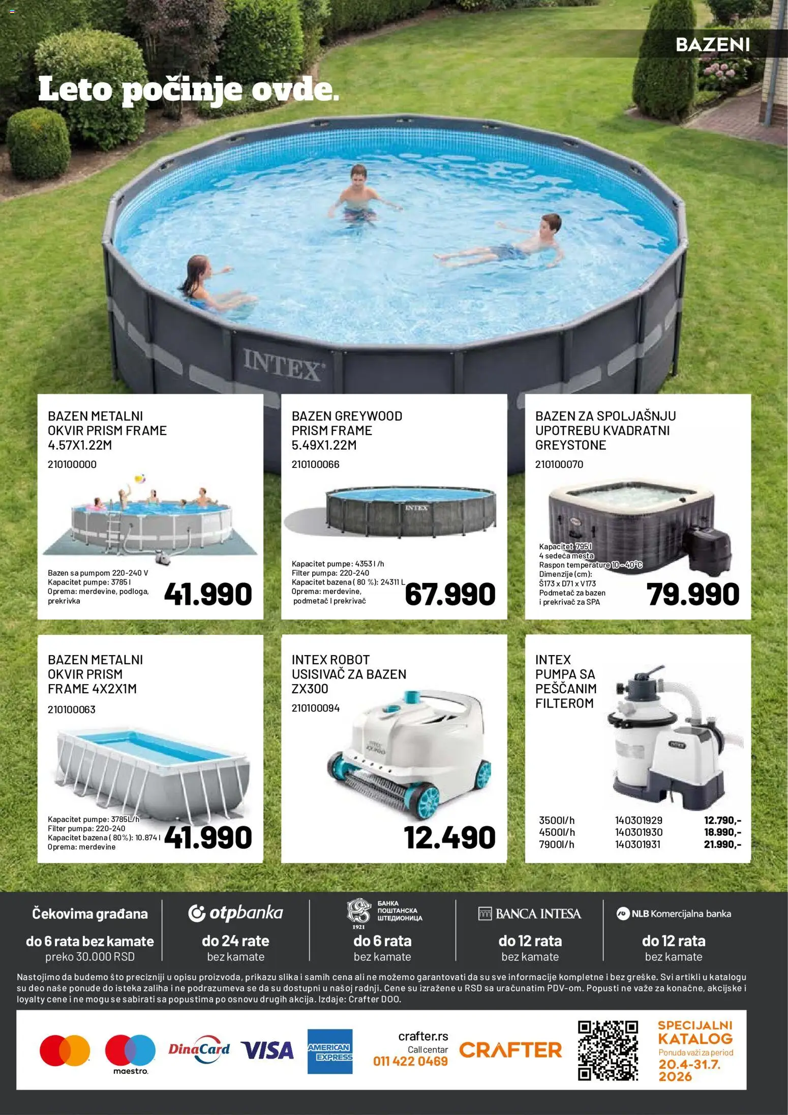 Crafter katalog - važi od 20.04.2026 | Strana: 16 | Proizvode: Usisivač, Robot, Sto, Merdevine