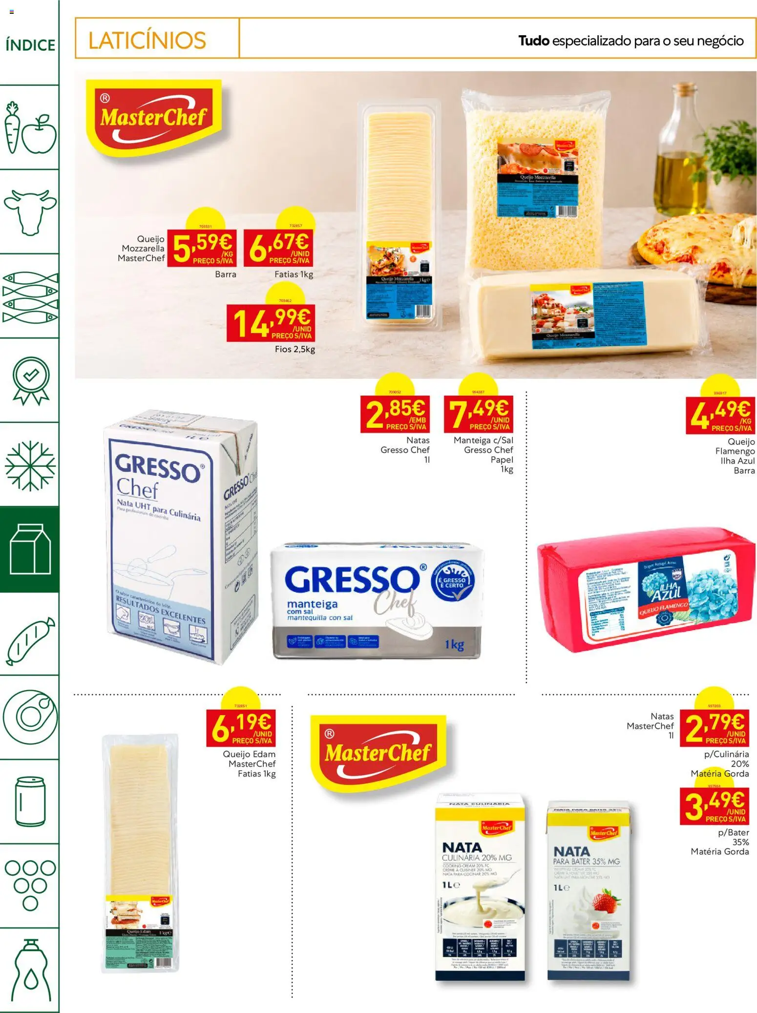 Recheio Horeca Madeira │ válido de 04/08/2026 | Página: 16 | Produtos: Sal, Queijo, Nata, Creme