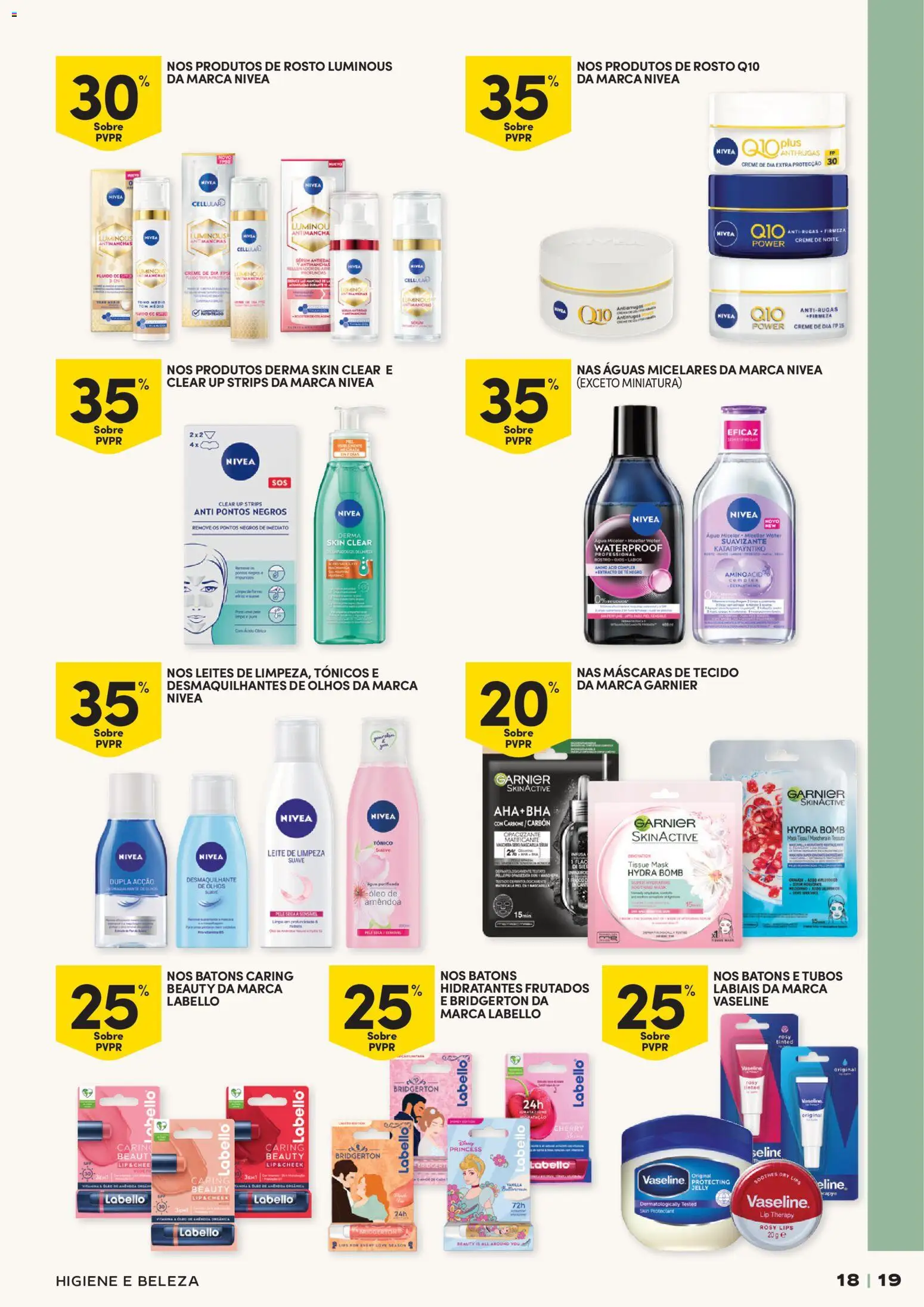 Continente - Férias de Verão  Abre espaço para a distração │ válido de 23/06/2026 | Página: 19 | Produtos: Desmaquilhante de olhos, Chás, Óleo, Creme