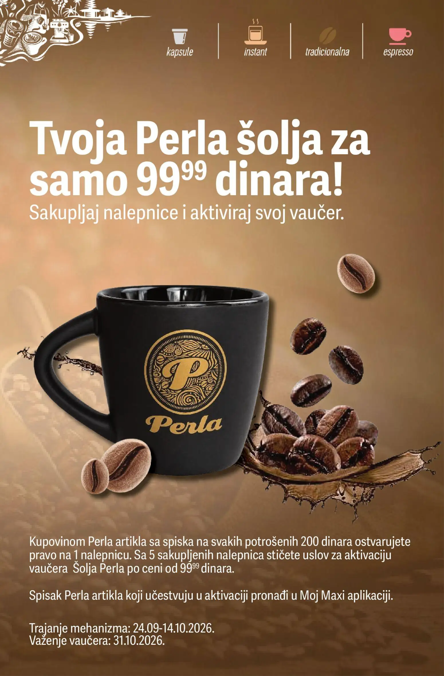 Mega Maxi katalog - važi od 24.09.2026 | Strana: 7 | Proizvode: Šolja