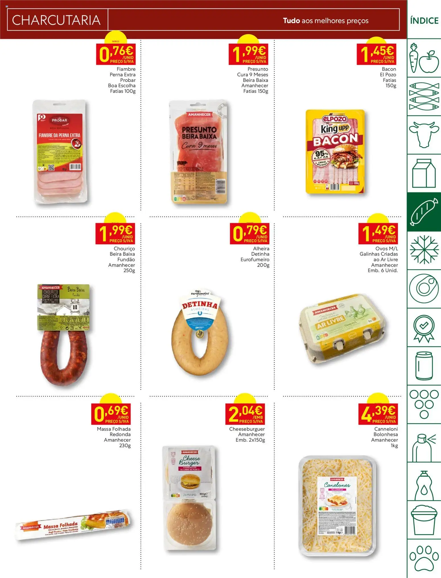 Recheio folheto │ válido de 07/07/2026 | Página: 11 | Produtos: Puff, Presunto, Chouriço, Carne