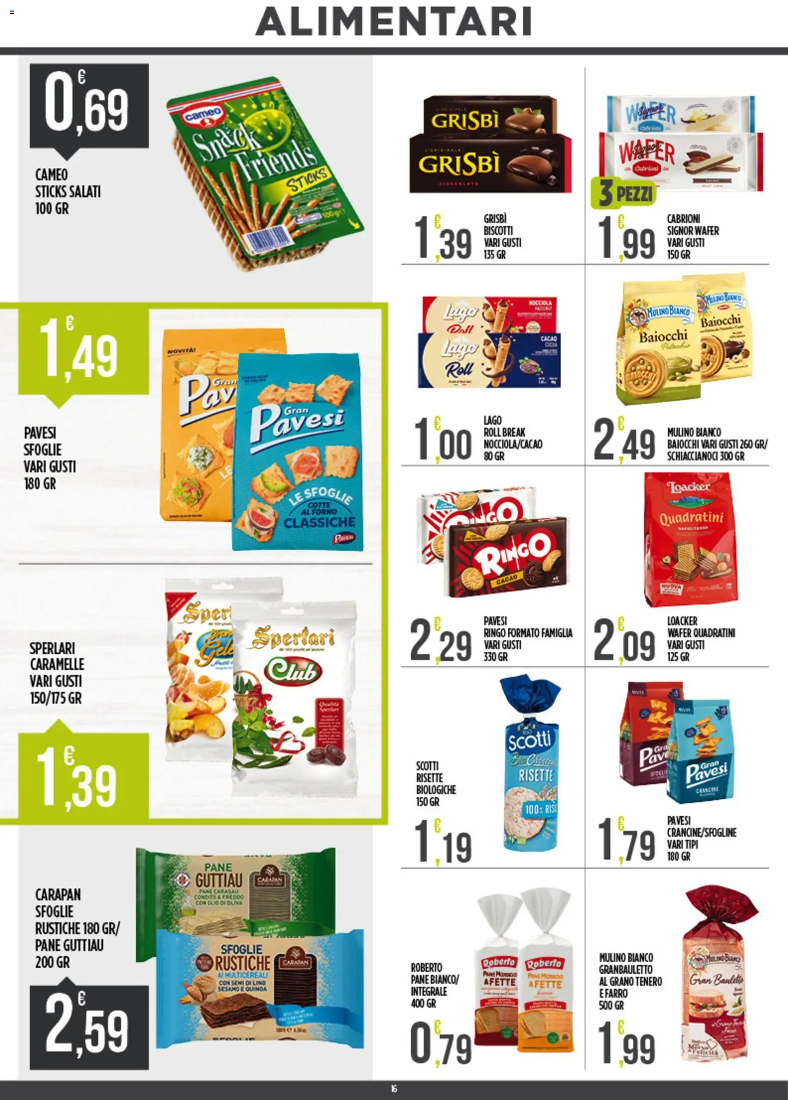 Volantino Euroesse del 20.04.2026 | Pagina: 16 | Prodotti: Caramelle, Biscotti, Quinoa, Olio di Oliva