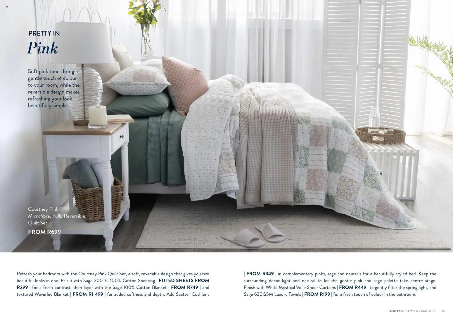 New Volpes catalogue – valid from 01/09/2026 | Page: 61 | Products: Towels, Blanket, Light