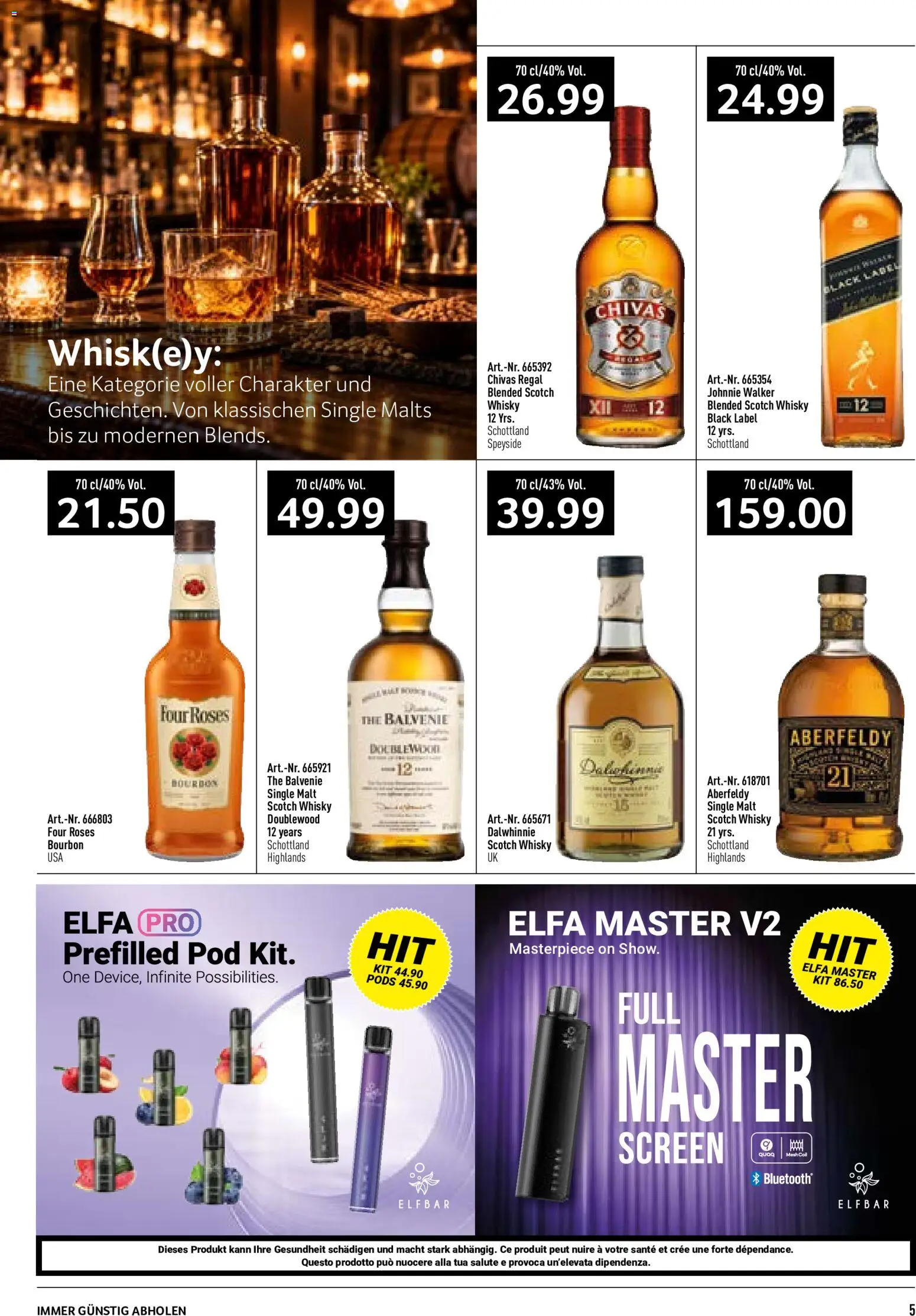 Prodega aktionen Nightlife – gültig ab 26.10.2026 | Seite: 5 | Produkte: Regal, Bourbon, Whiskey