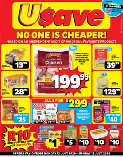 Usave specials catalogue – valid from 13/07/2026