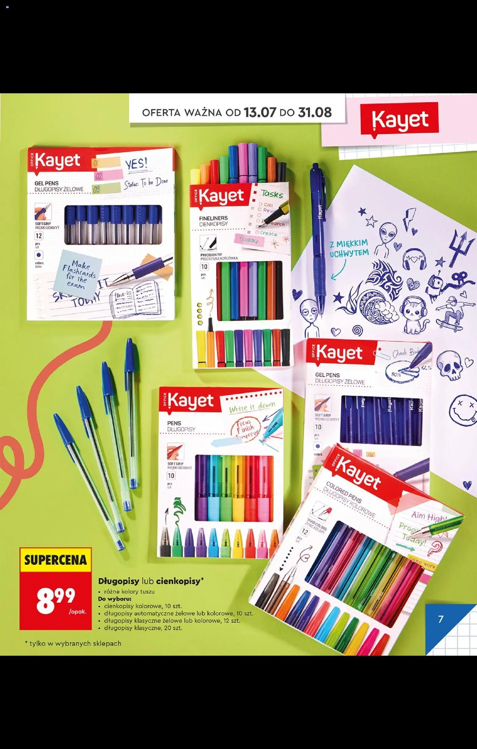 Biedronka Polsko leták - BTS oferta od 06.07.2026 | Strana: 7 | Produkty: Finish