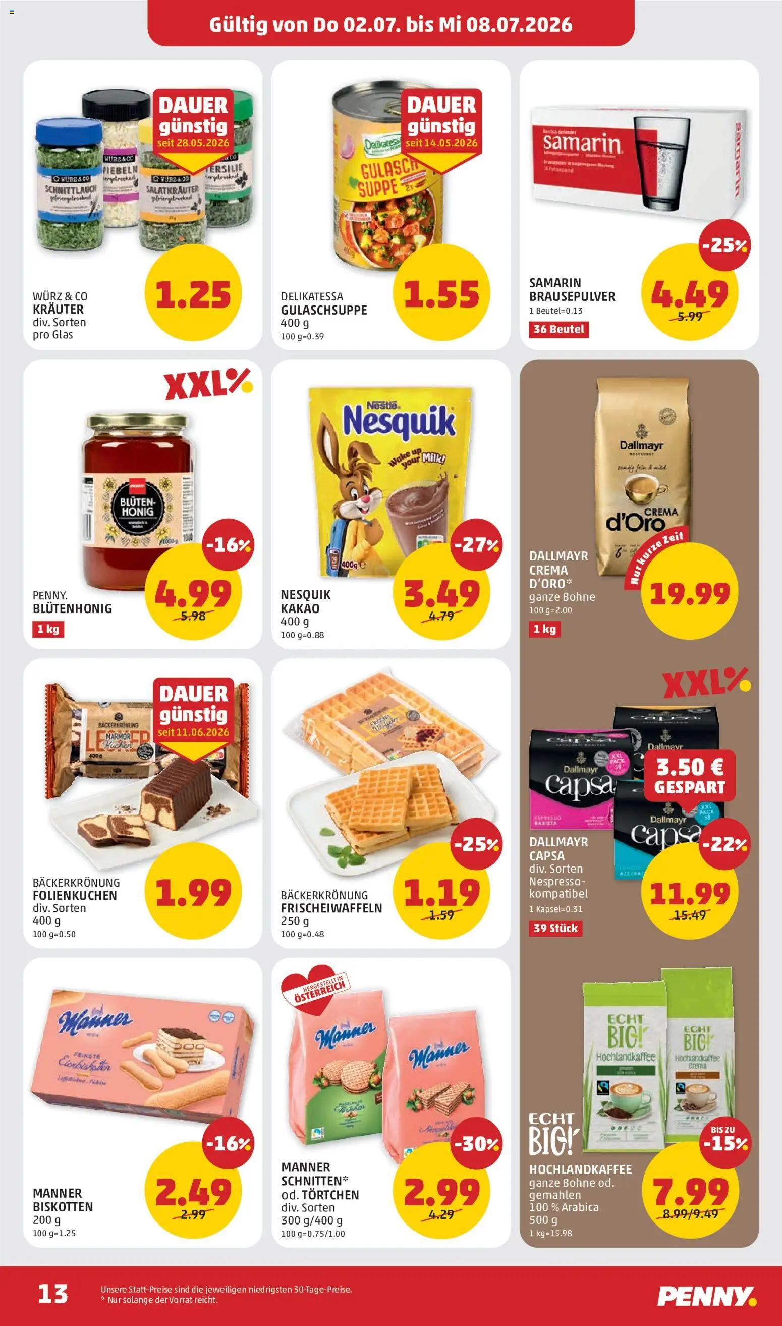 Penny Markt Flugblatt gültig ab 02.07.2026 | Seite: 13