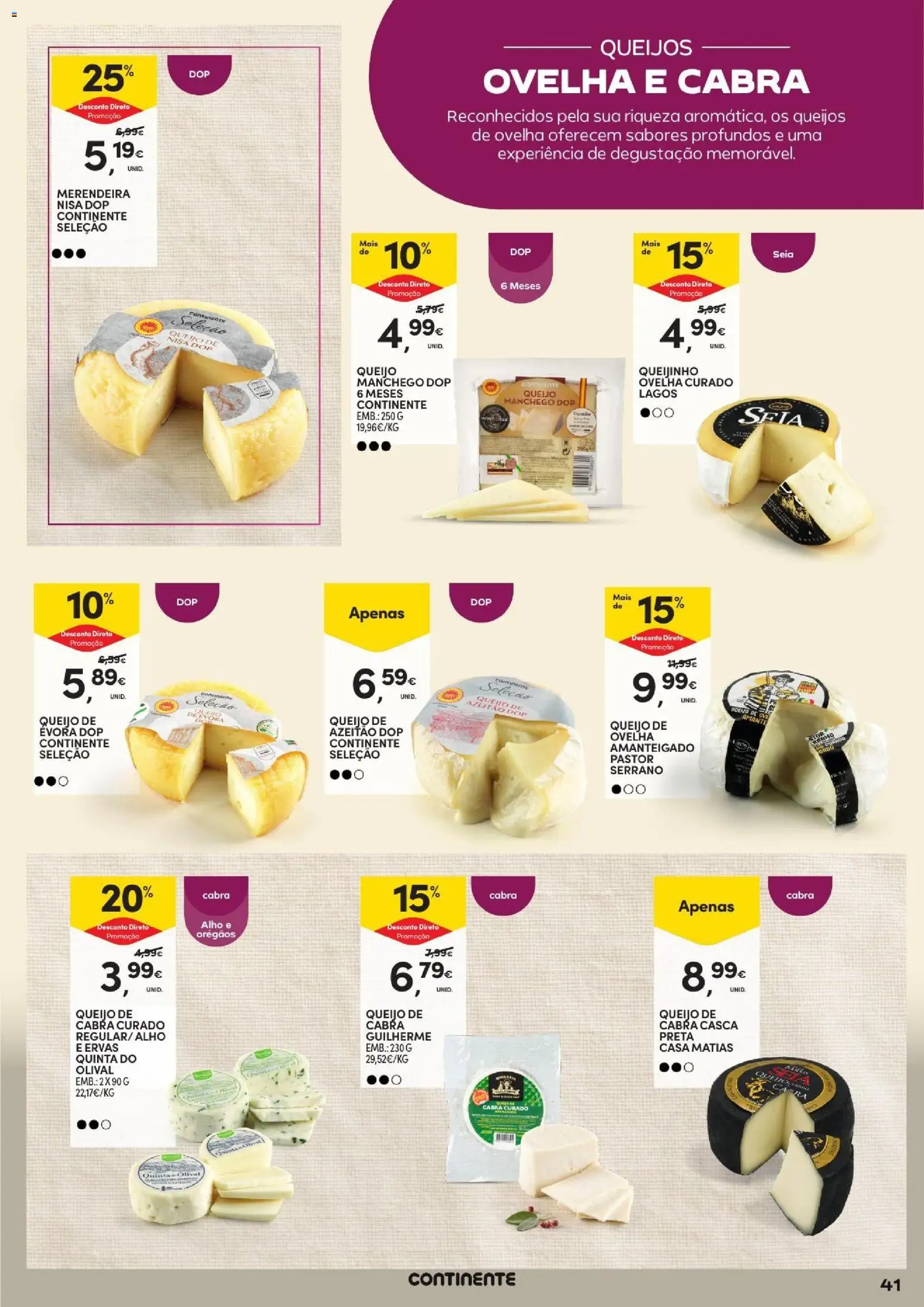 Continente Açores Vinhos, Enchidos e Queijos │ válido de 22/09/2026 | Página: 41 | Produtos: Orégãos, Queijo de cabra, Queijo, Alho