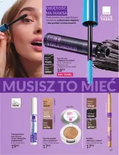 Pogląd oferty "Avon Katalog 8 2026" - ważna od 01.08.2026 | Strona: 65 | Produkty: Tusz do rzęs