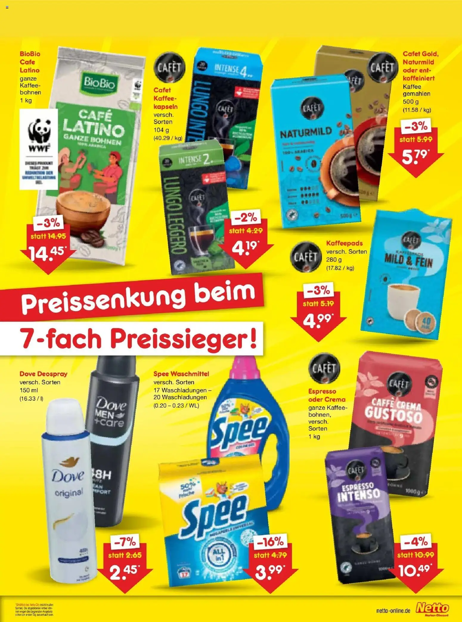 Netto Marken-Discount - Netto: Wochenangebote – gültig ab 05.07.2026 | Seite: 5 | Produkte: Kaffeepads, Kaffee, Spee, Waschmittel