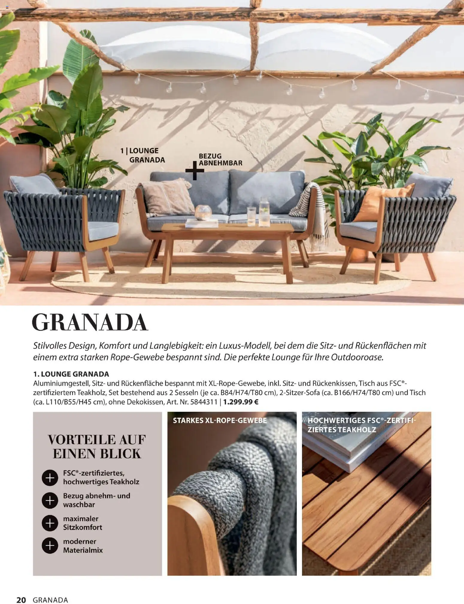 Dehner Gartenmöbel Trends 2026 – gültig ab 29.01.2026 | Seite: 20 | Produkte: Tisch