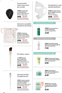Ofertele Oriflame valabile de la 08.07.2026 | Pagină: 86 | Produse: Plasturi, Arapsaçı, Burete, Cremă